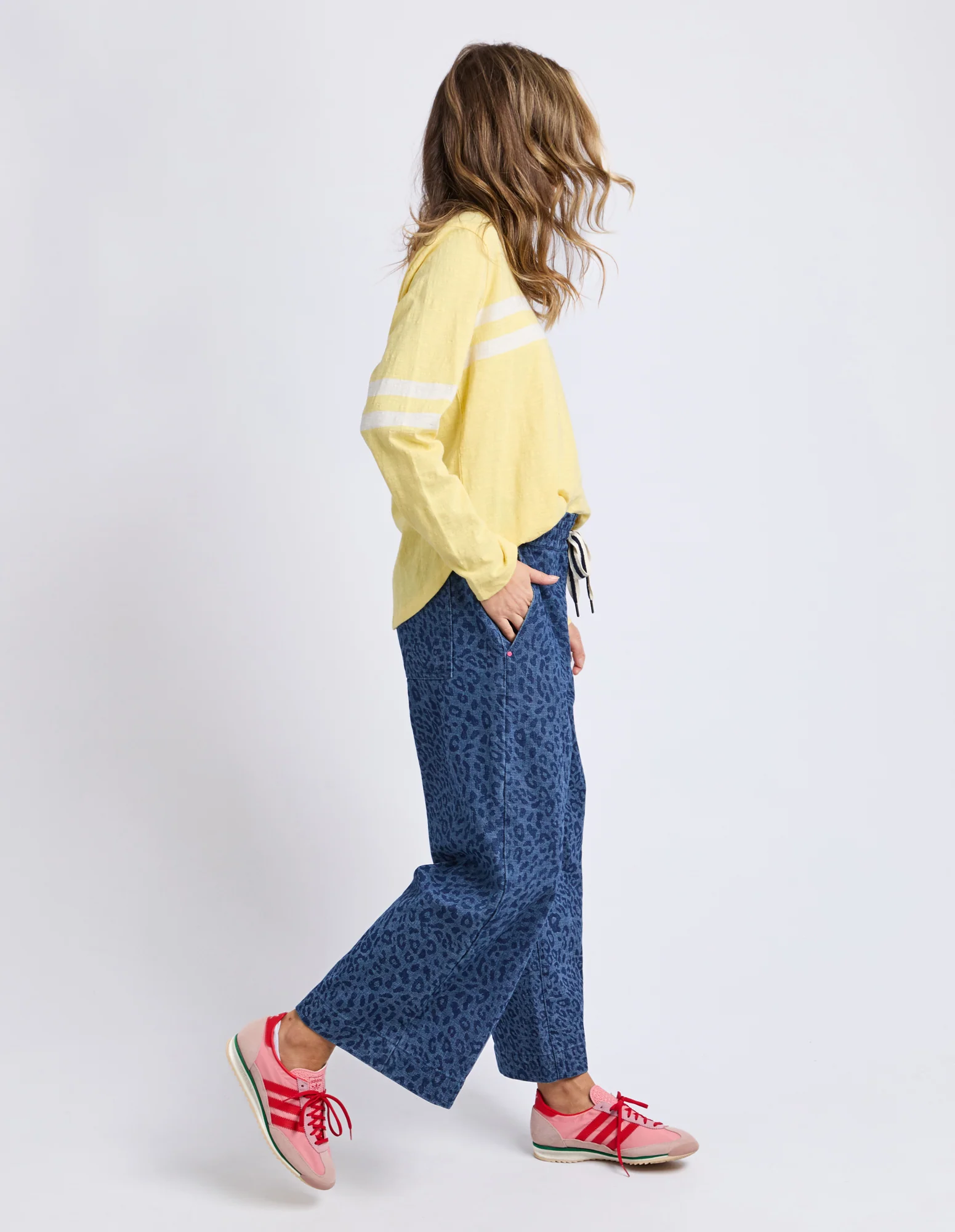 Adora Long Sleeve Tee Pale Lemon - Image 6