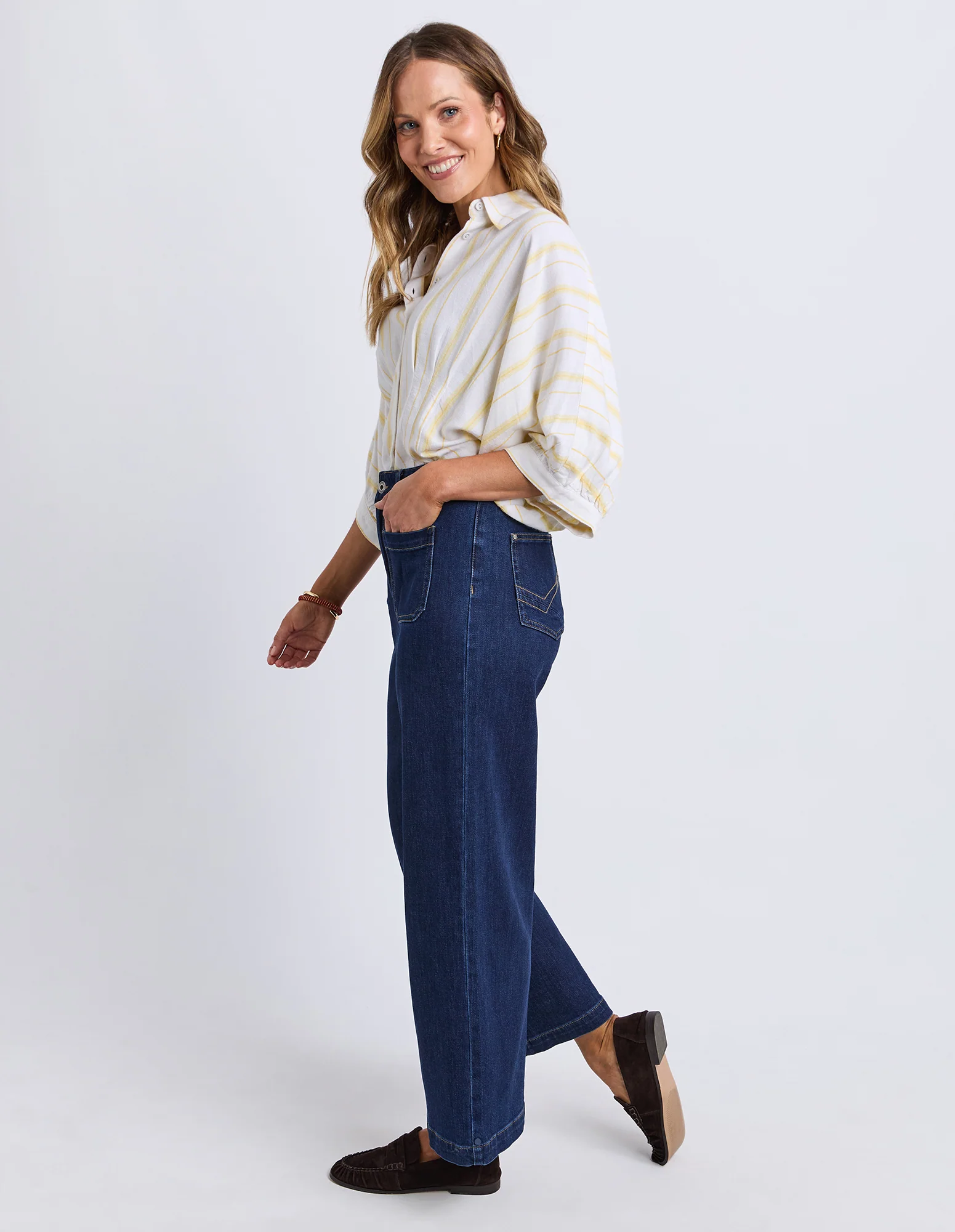 Alyssa Front Pocket Jean Sapphire - Image 6