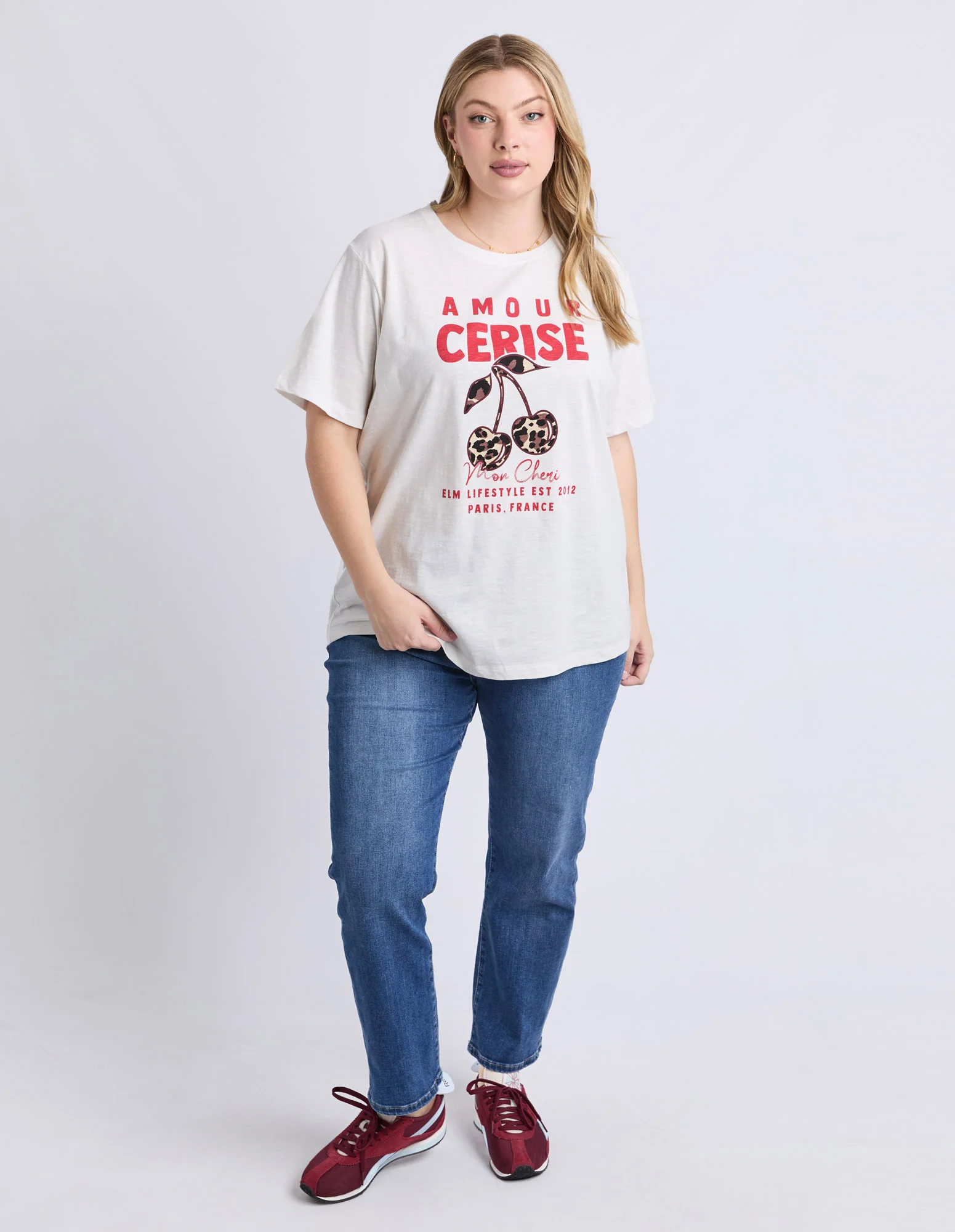 Amore Cerise Tee Marshmellow - Image 2