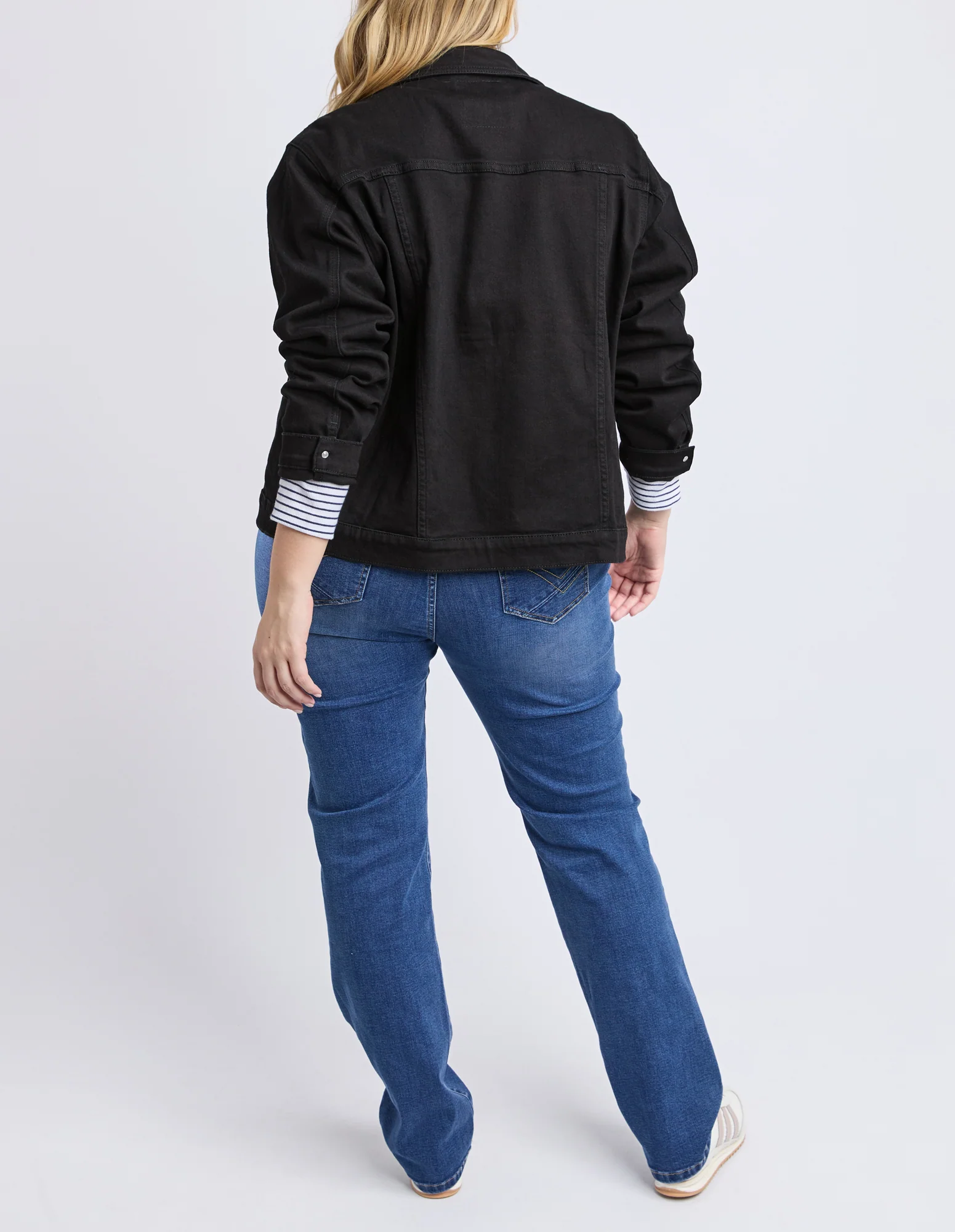 Angie Denim Jacket Black - Image 9