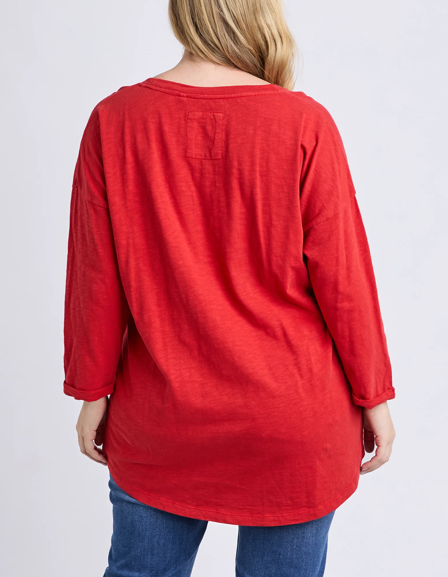 Annie 3/4 Sleeve Tee Cranberry - Image 6
