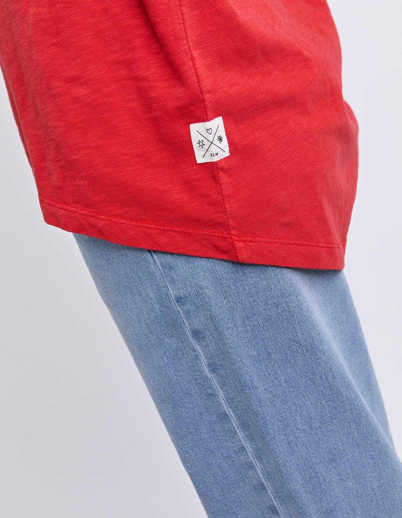 Annie 3/4 Sleeve Tee Cranberry - Image 9