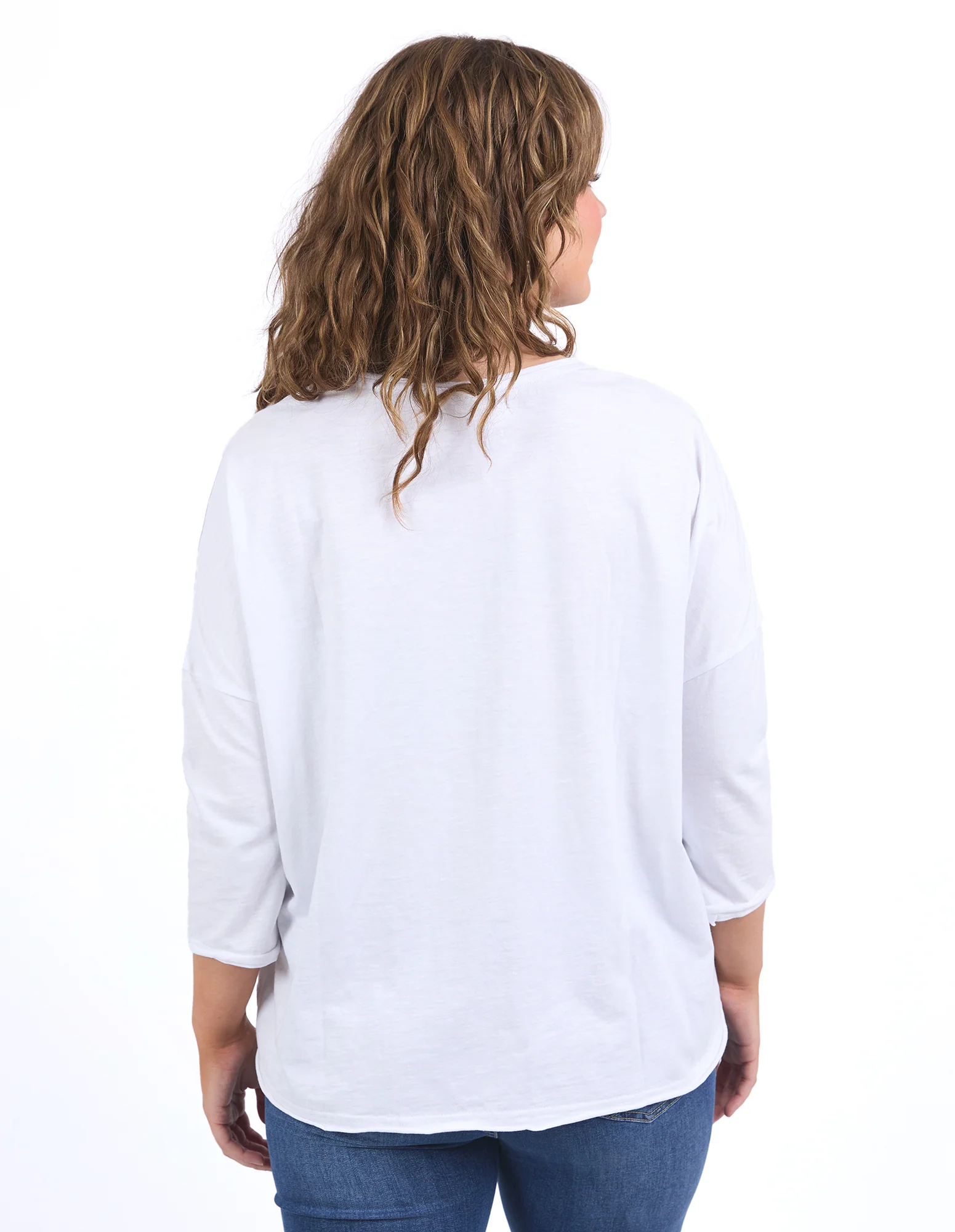 Anya Long Sleeve Tee White - Image 3