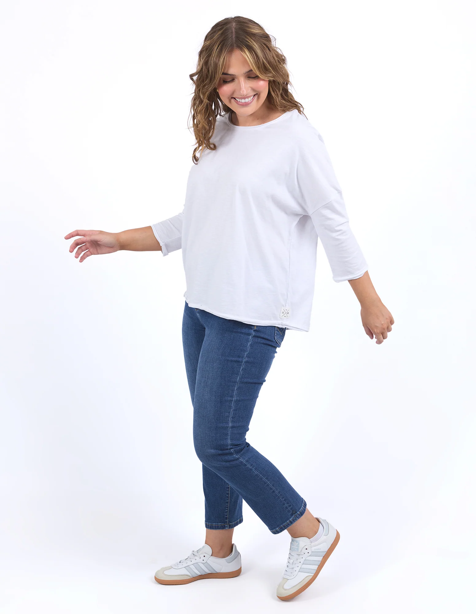 Anya Long Sleeve Tee White - Image 6
