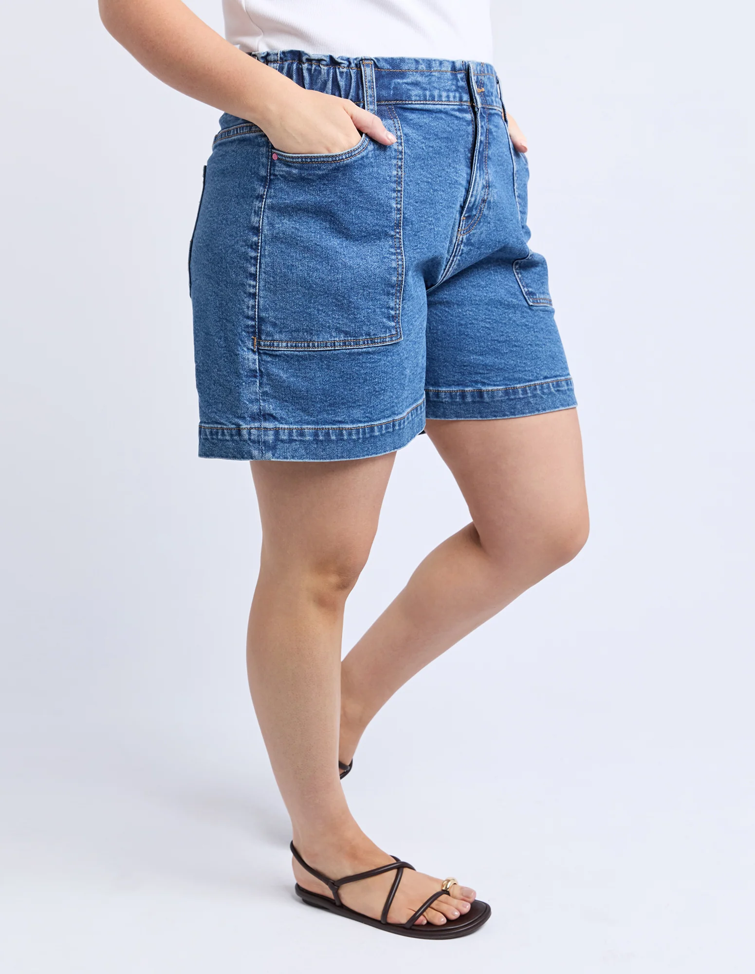 Atlas Denim Short Dark Blue Wash - Image 10