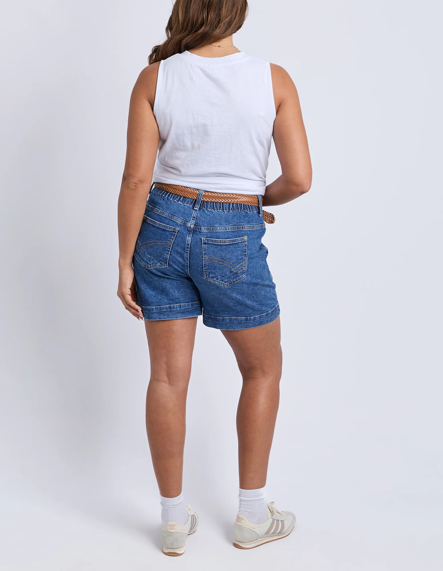 Atlas Denim Short Dark Blue Wash - Image 3