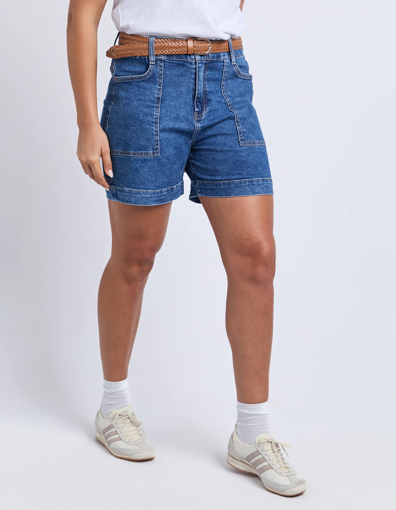 Atlas Denim Short Dark Blue Wash - Image 4