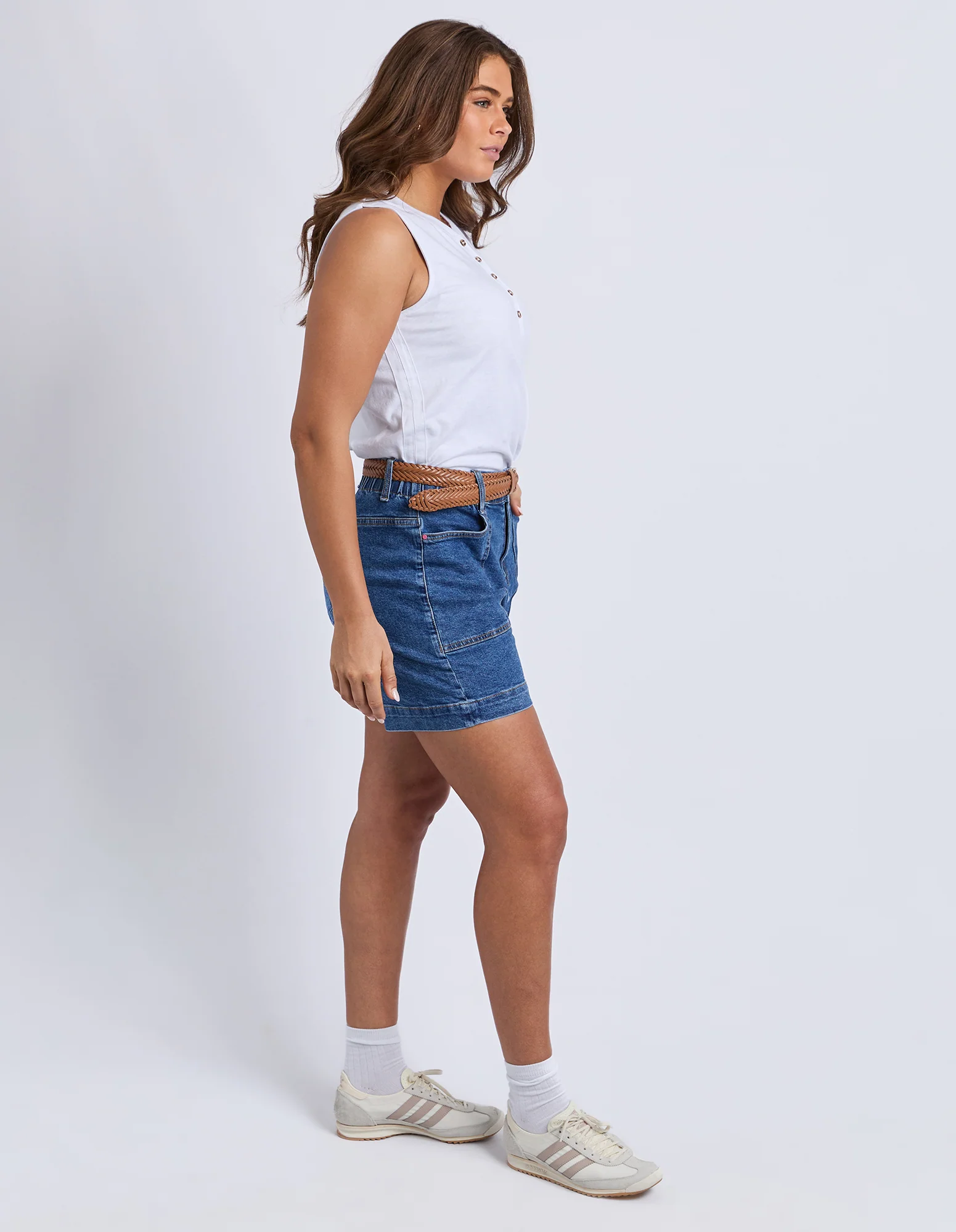 Atlas Denim Short Dark Blue Wash - Image 6