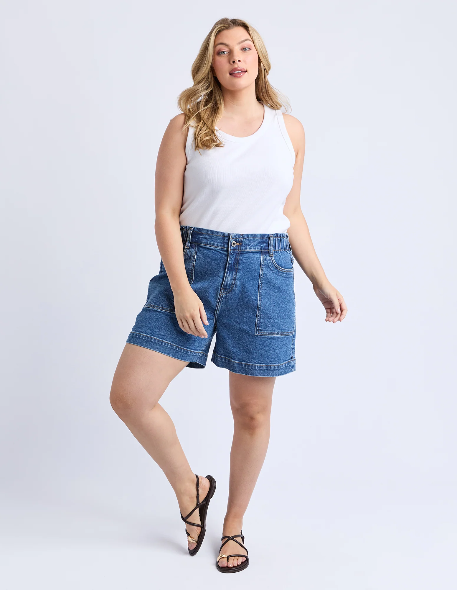 Atlas Denim Short Dark Blue Wash - Image 8