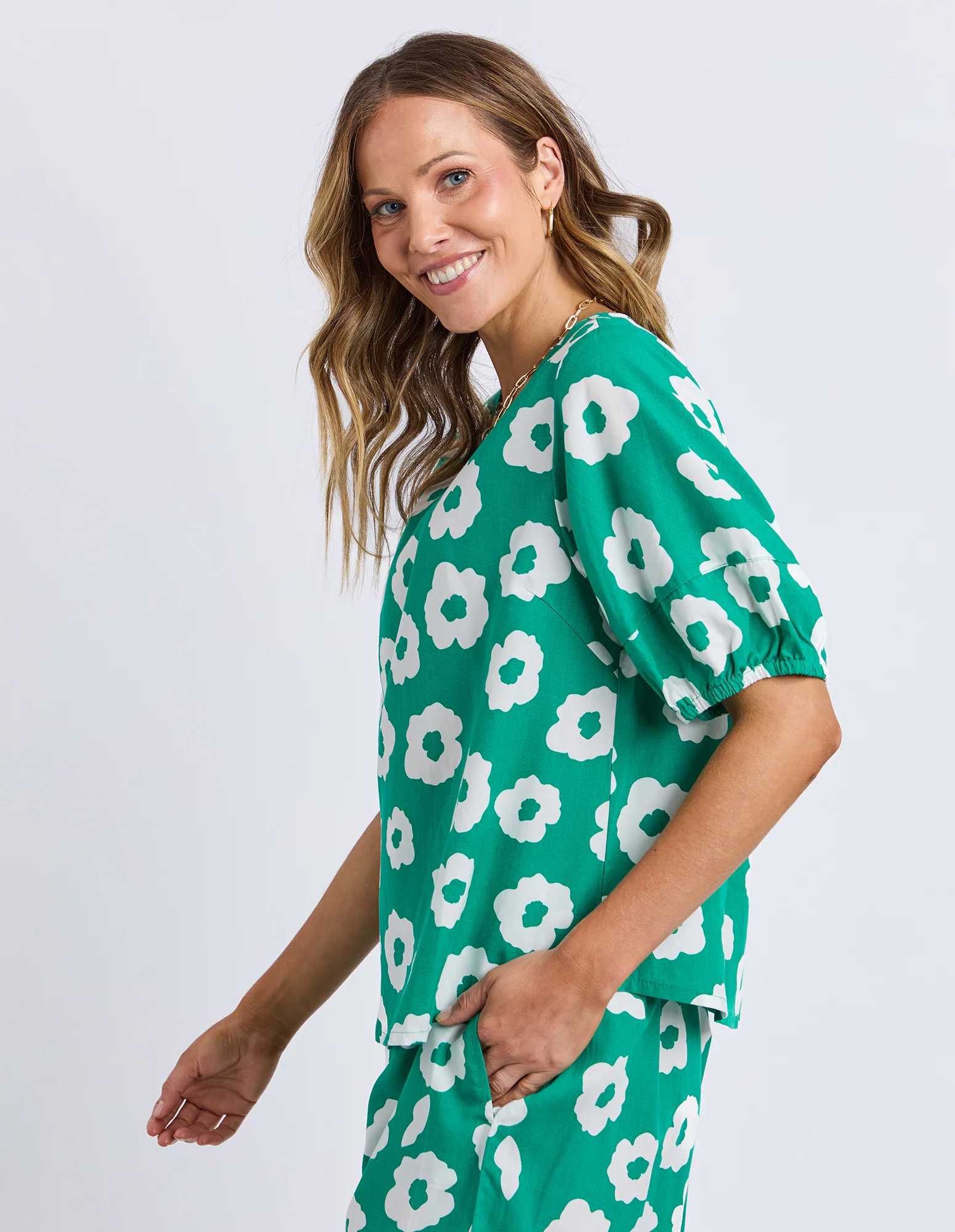 Azalea Top Turquoise - Image 4