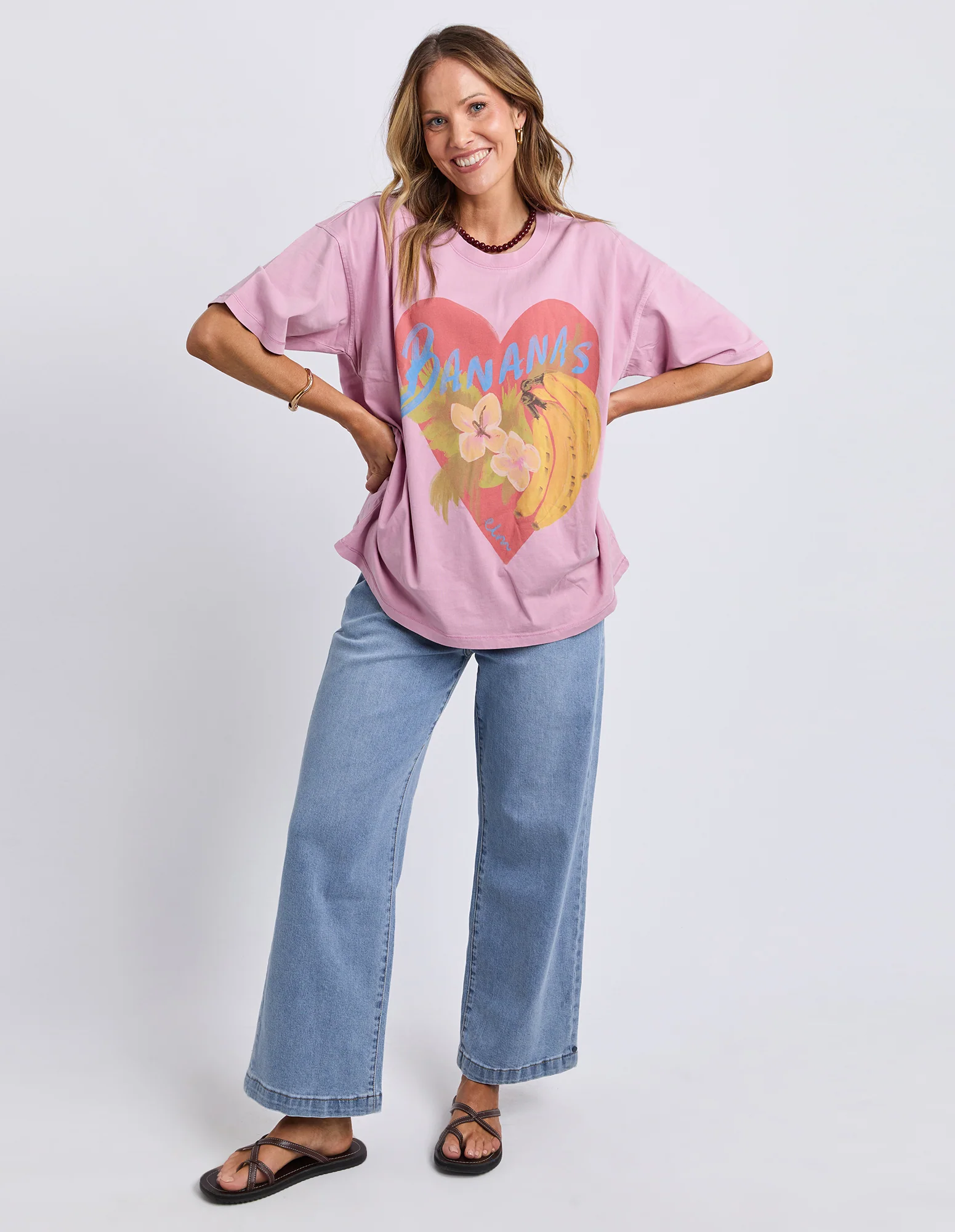 Banana Tee Peony Pink - Image 3