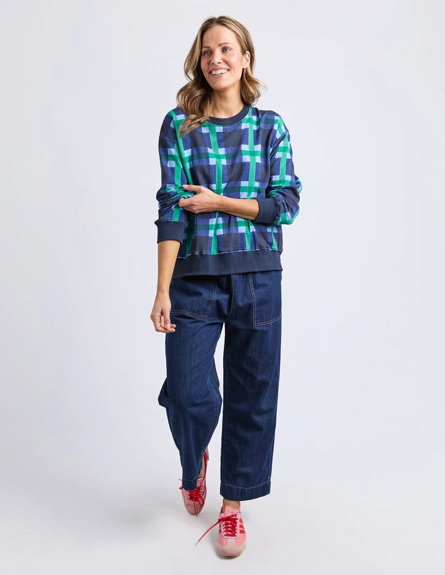 Bari Crew Blue Check - Image 2
