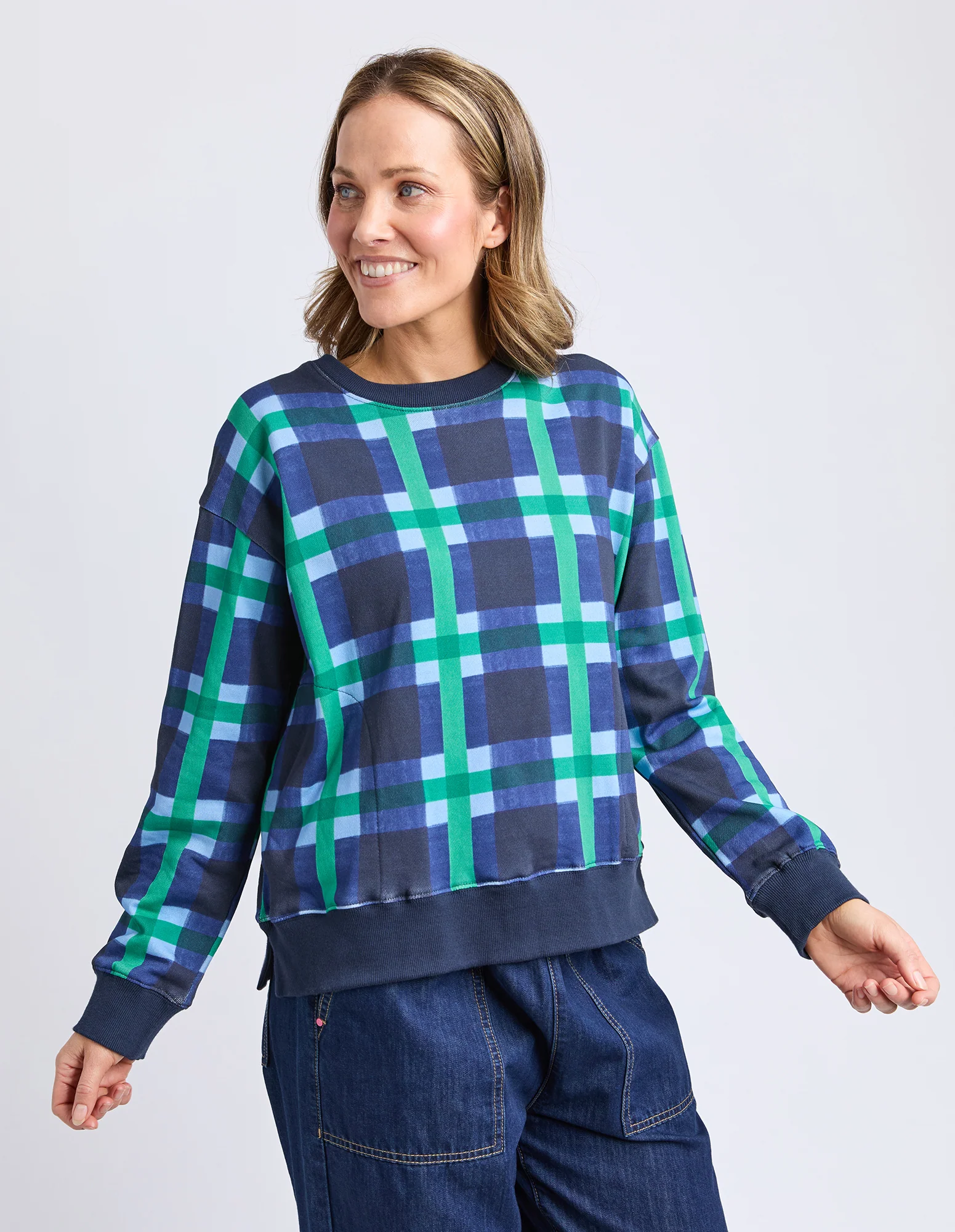 Bari Crew Blue Check - Image 4