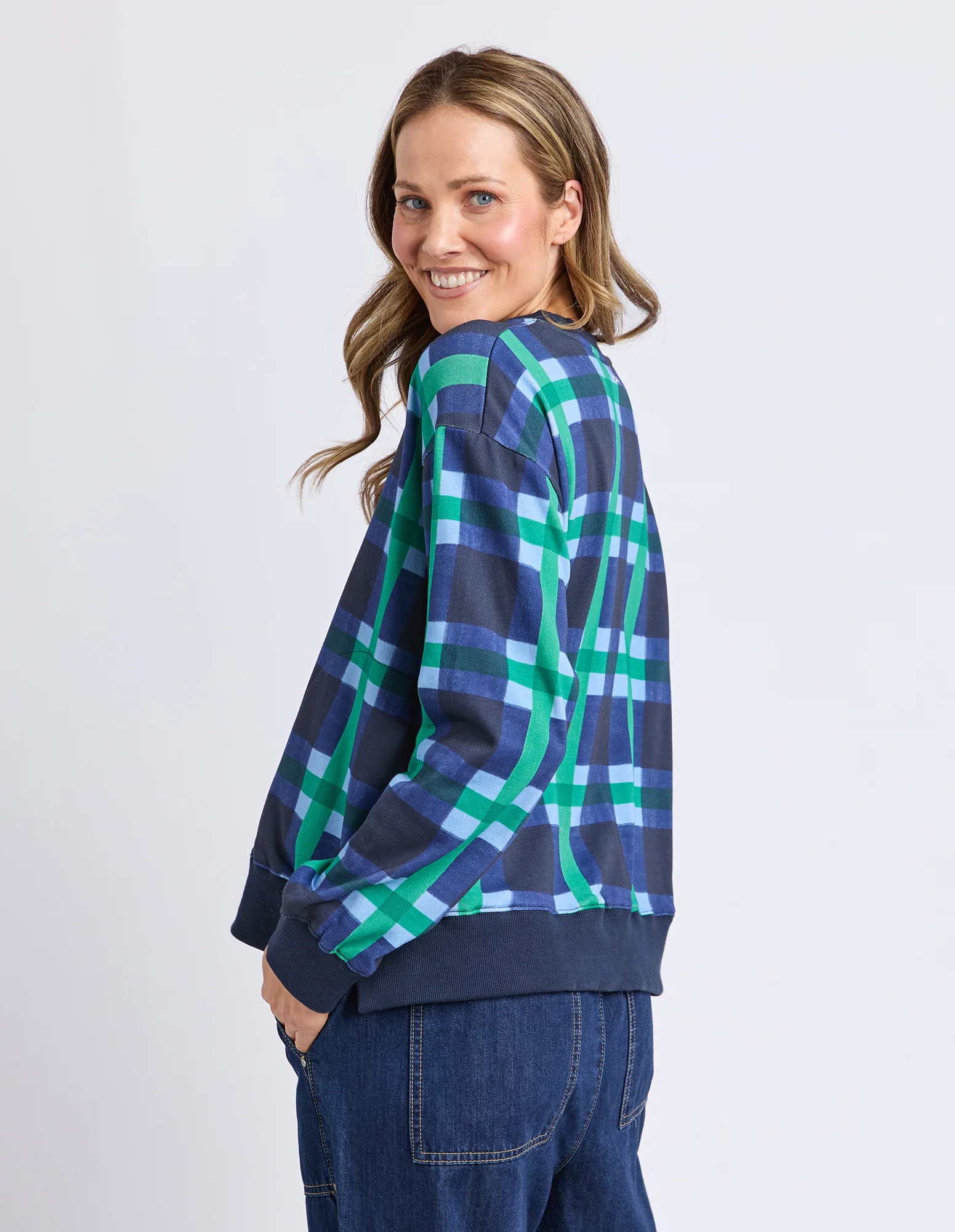 Bari Crew Blue Check - Image 5
