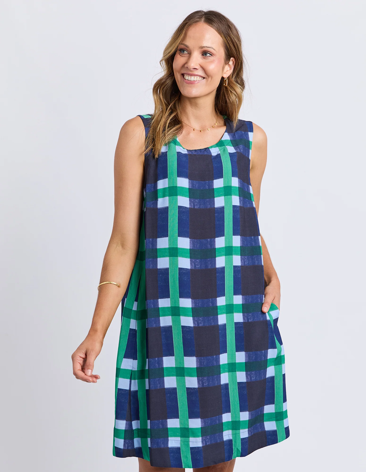 Bari Slip Dress Bari Print