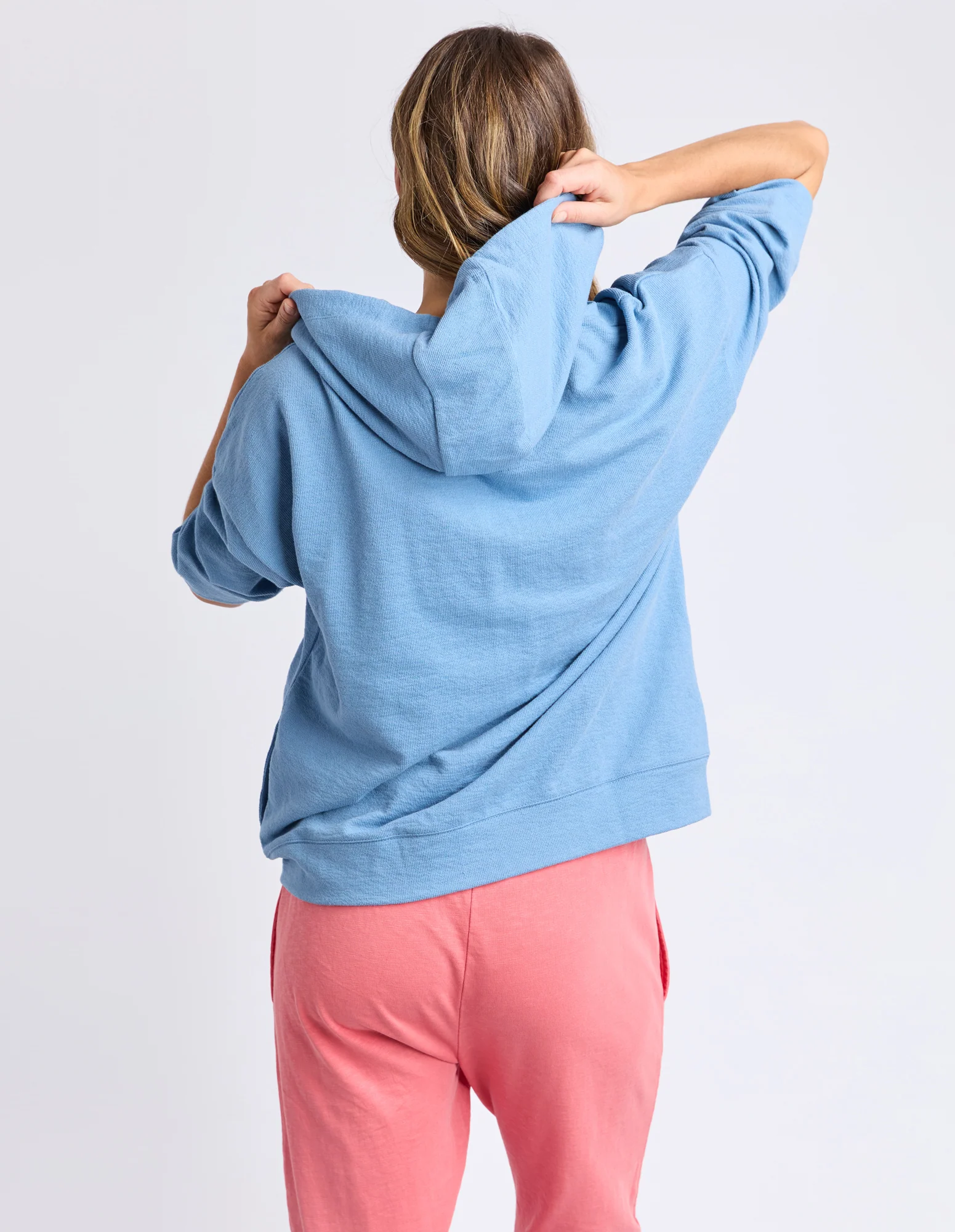 Beachy Zip Hoodie Blue Shadow - Image 11
