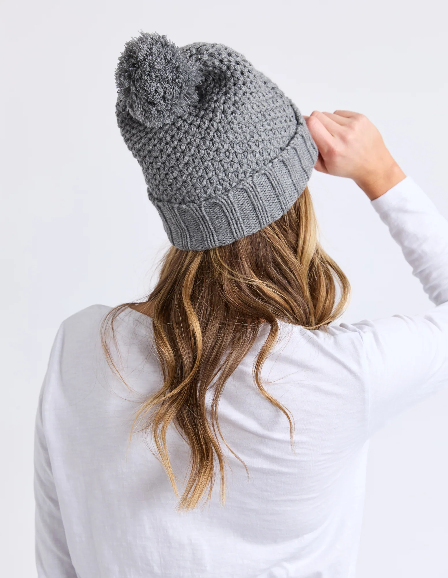 Berry Beanie Grey Marle - Image 3