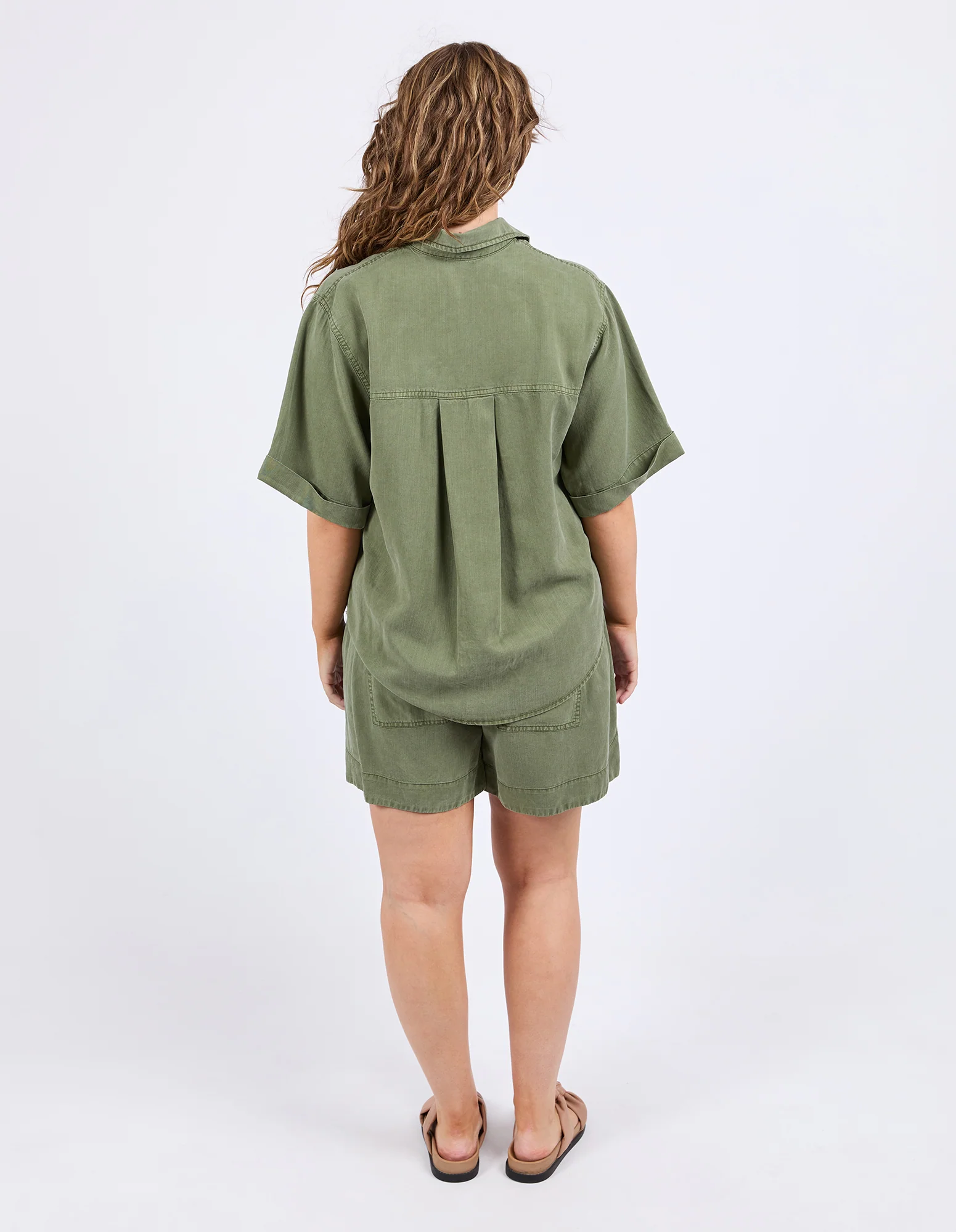 Bliss Washed Shirt Clover - Image 3