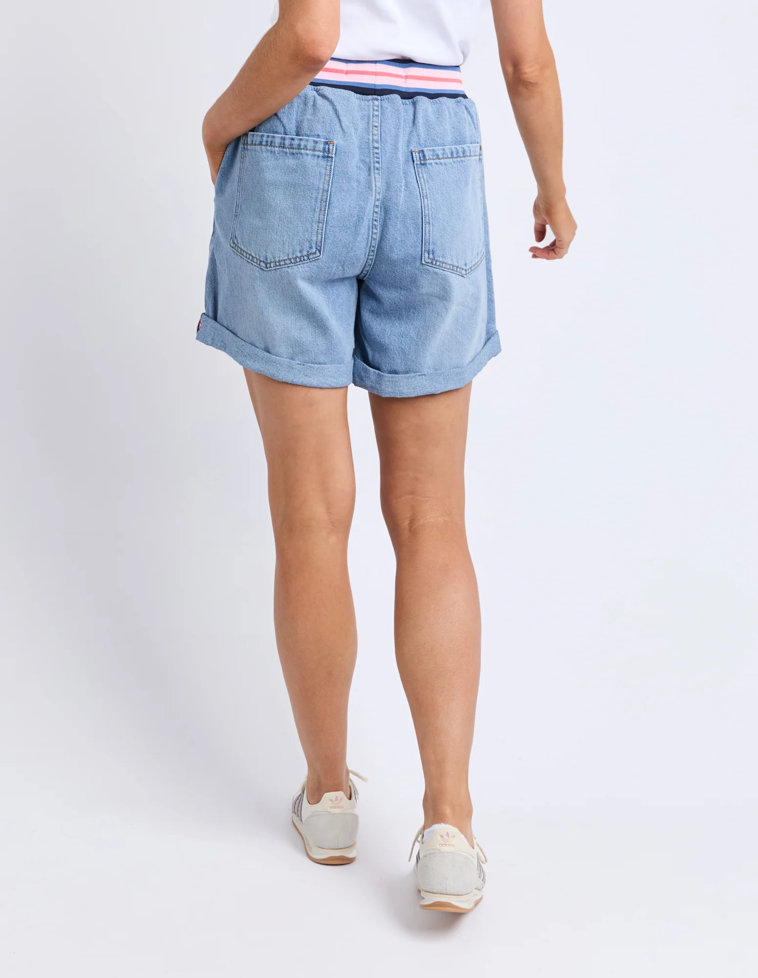 Bodhi Denim Short Mid Blue Wash - Image 3