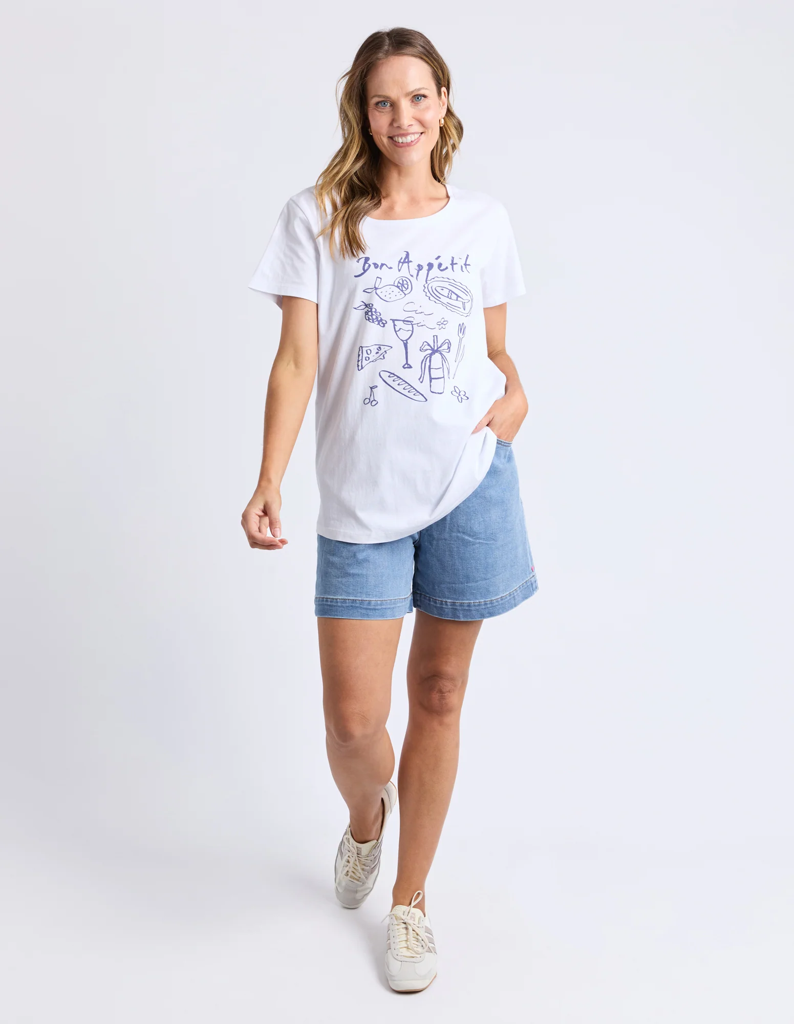 Bon Appetit Tee White - Image 12