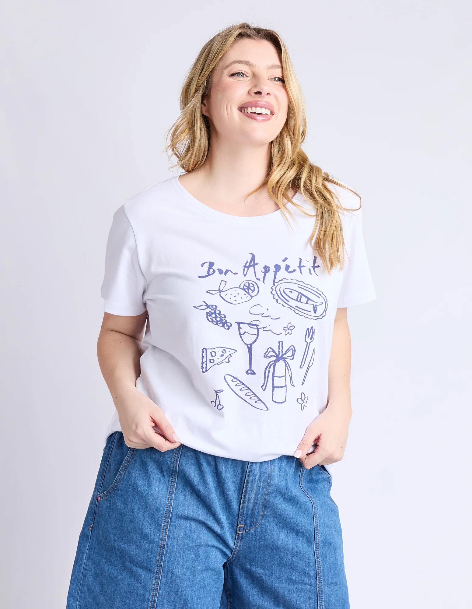 Bon Appetit Tee White - Image 5