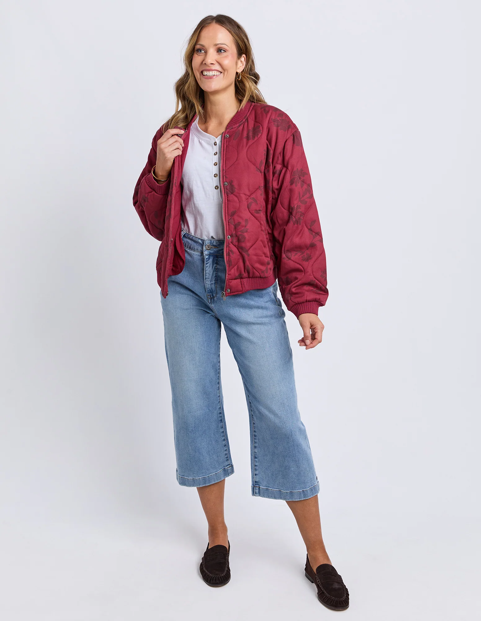 Bramble Jacket Plum Bramble Print - Image 3