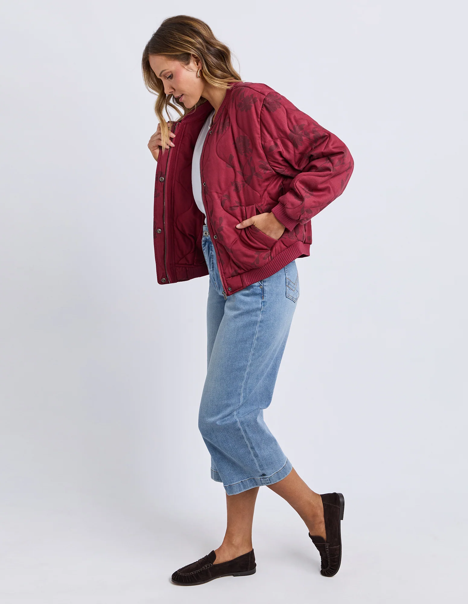 Bramble Jacket Plum Bramble Print - Image 6