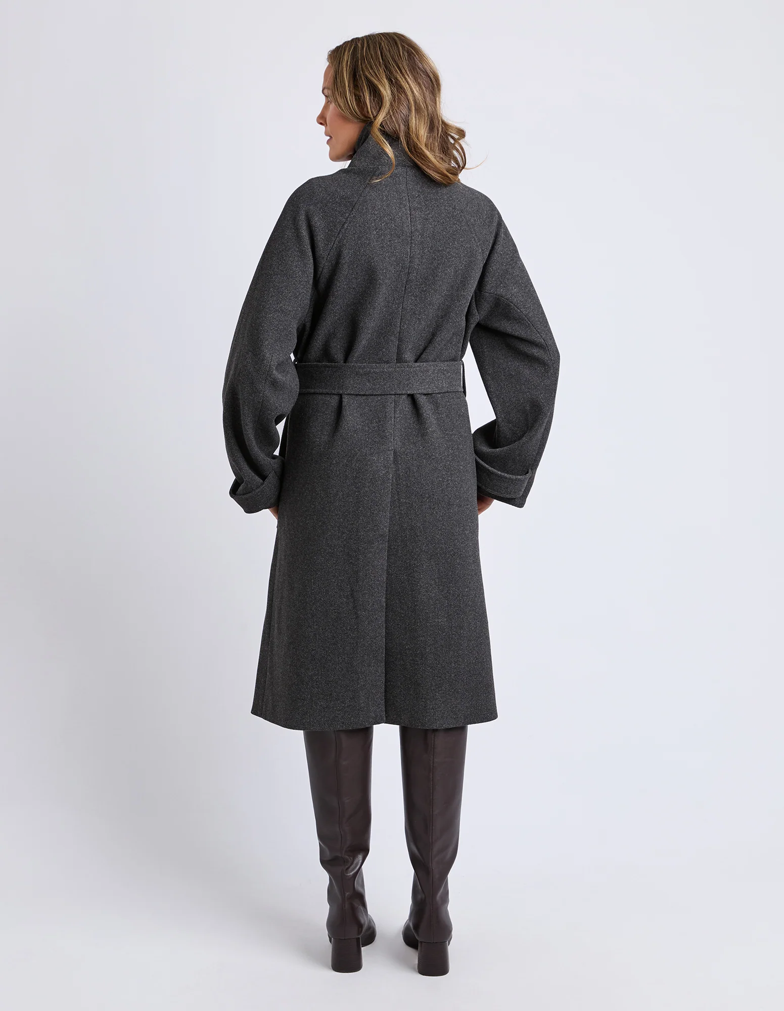Caroline Coat Grey Marle - Image 7