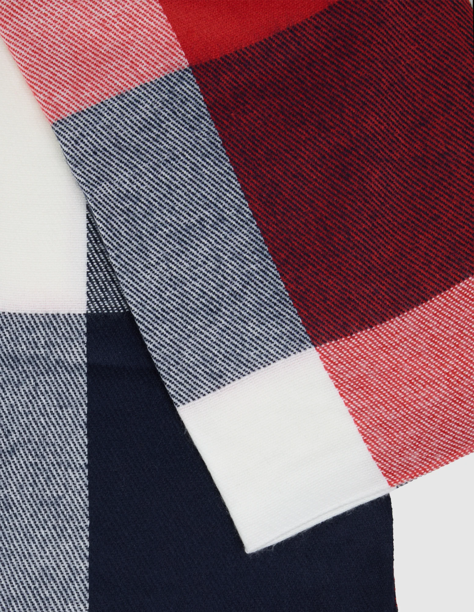 Celeste Check Scarf Red Check - Image 2