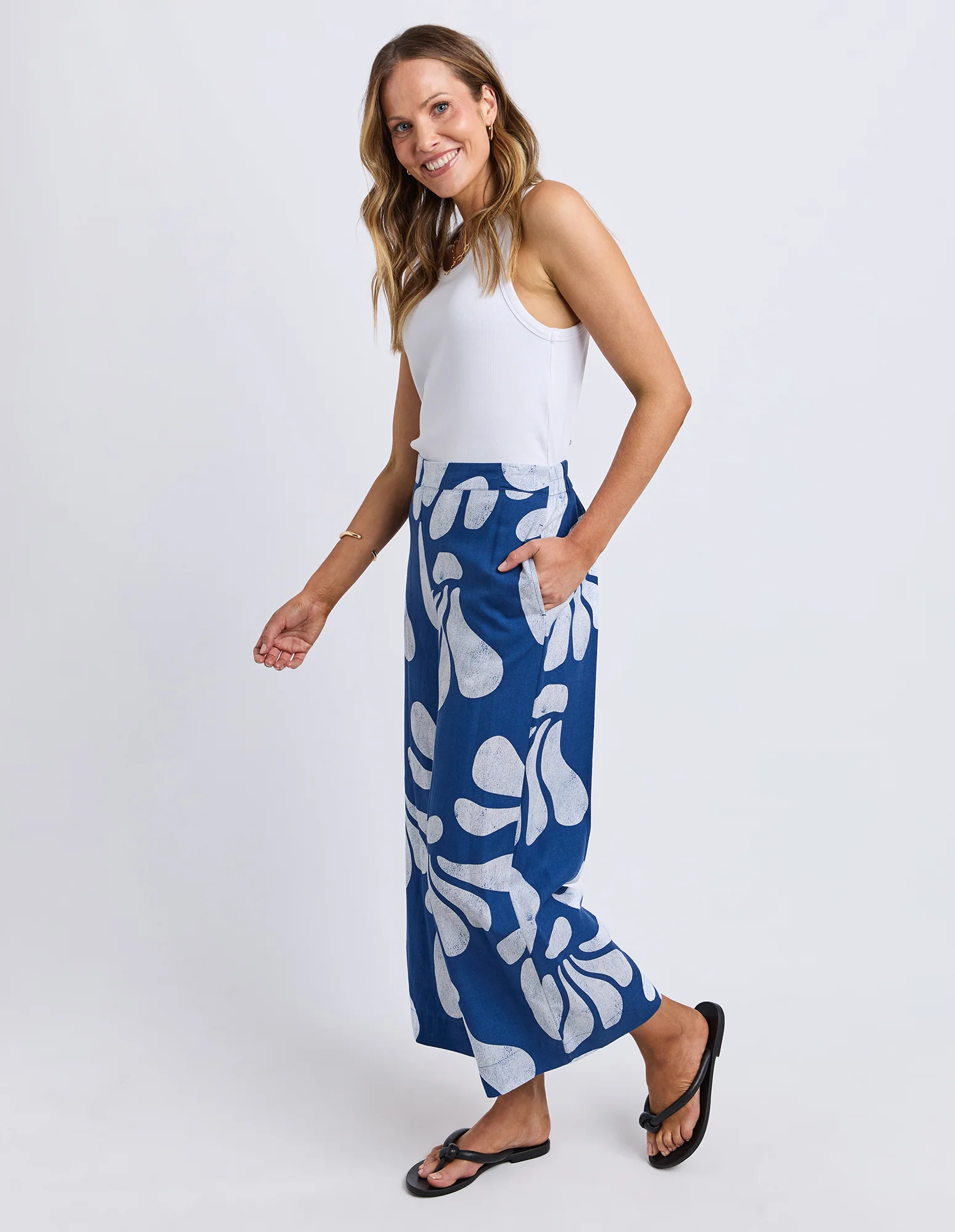 Celeste Pant Classic Navy Print - Image 12