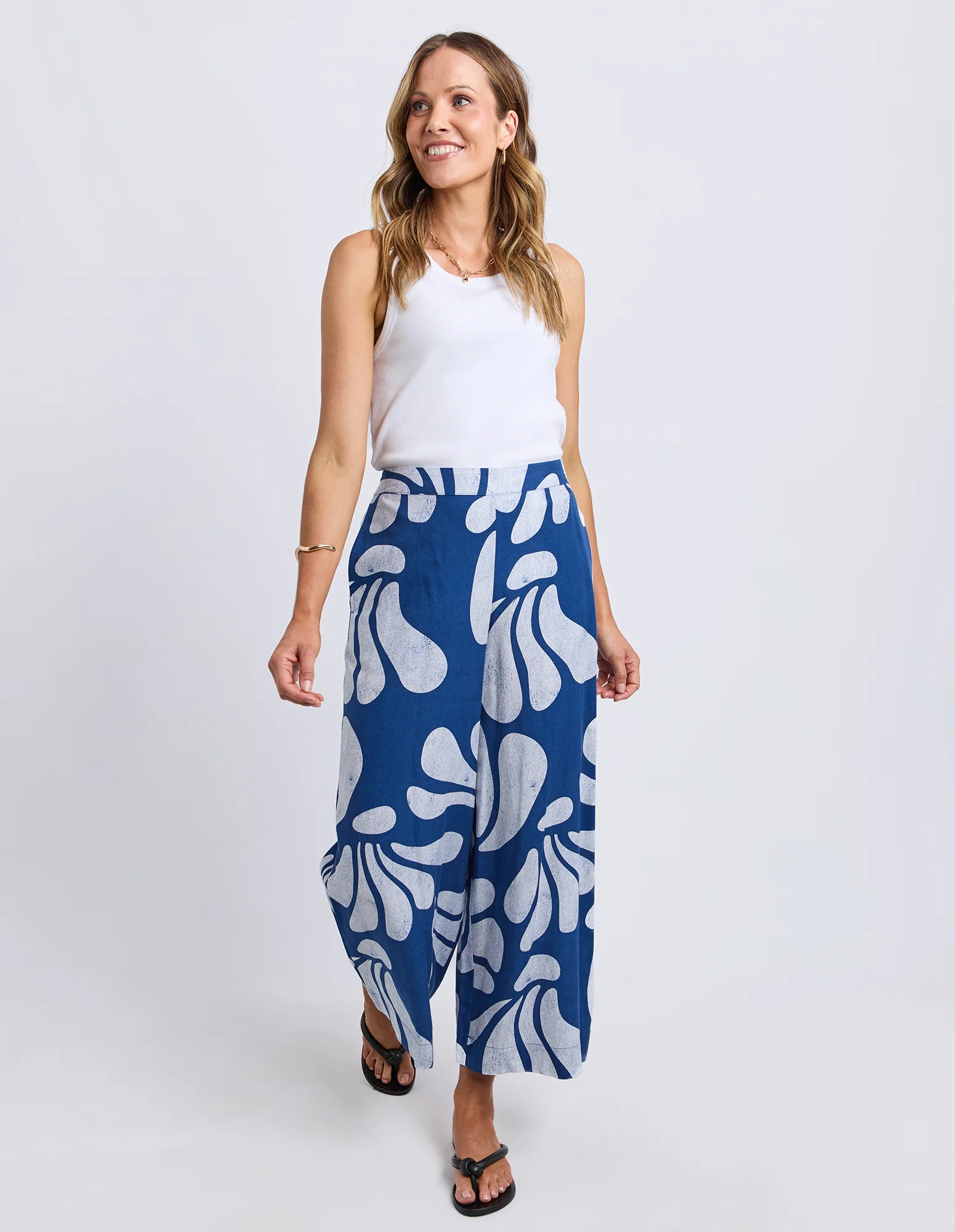 Celeste Pant Classic Navy Print - Image 4