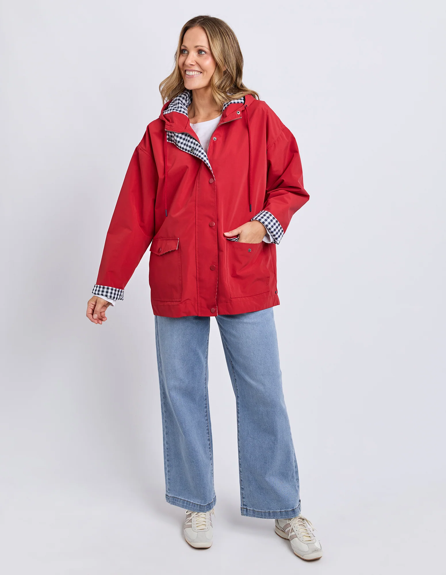Chelsea Rain Coat Cranberry - Image 2