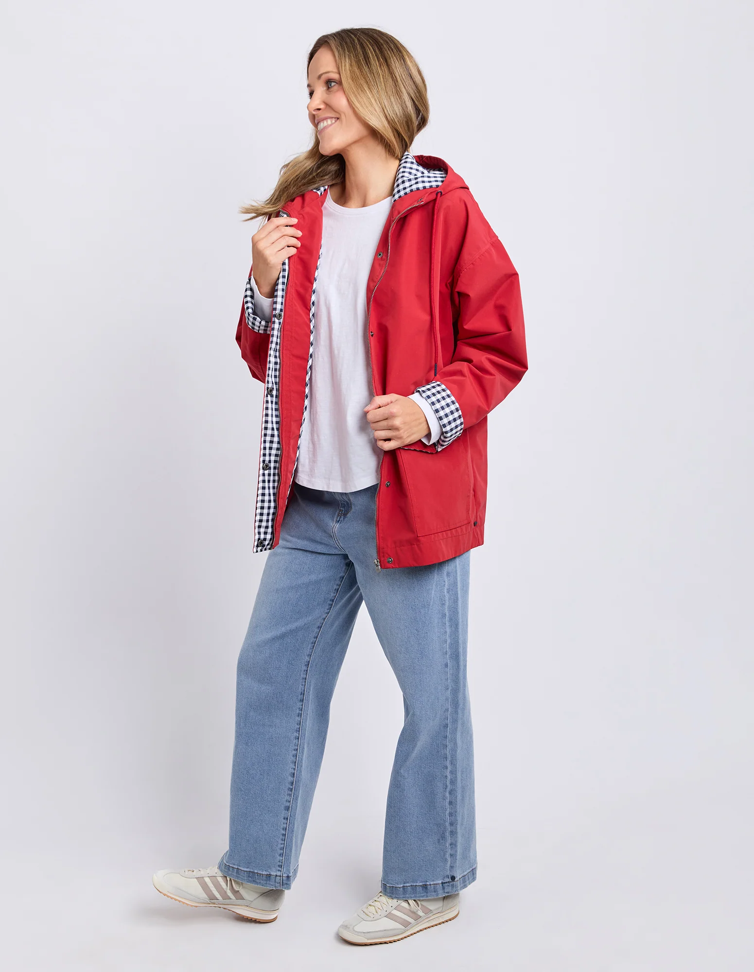 Chelsea Rain Coat Cranberry - Image 6