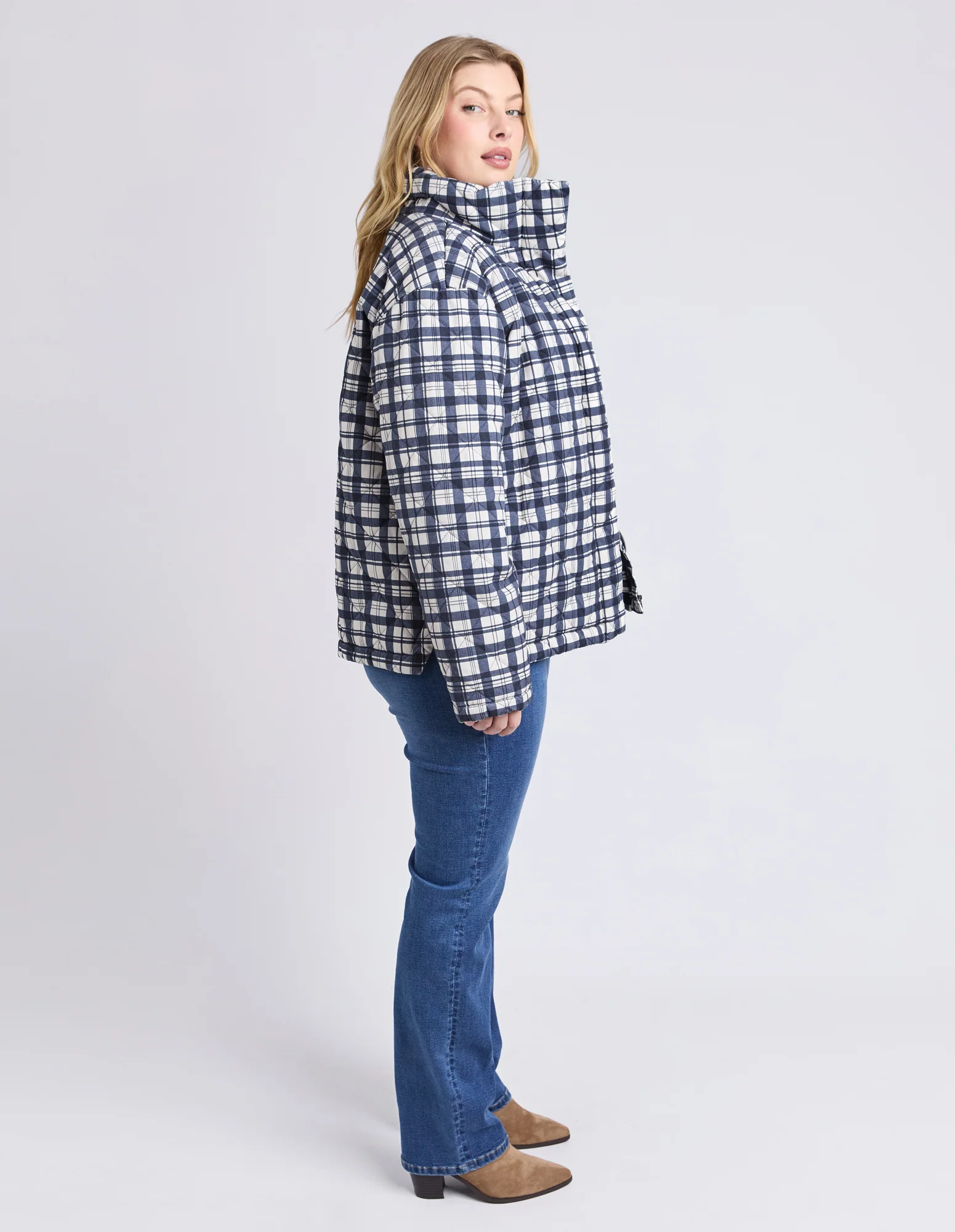 Clea Check Jacket Check - Image 10