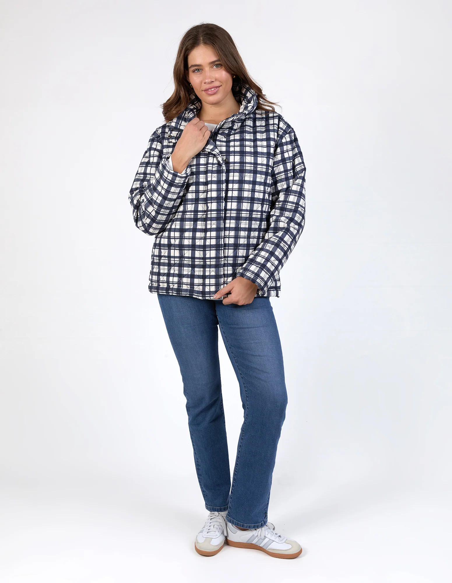 Clea Check Jacket Check - Image 3