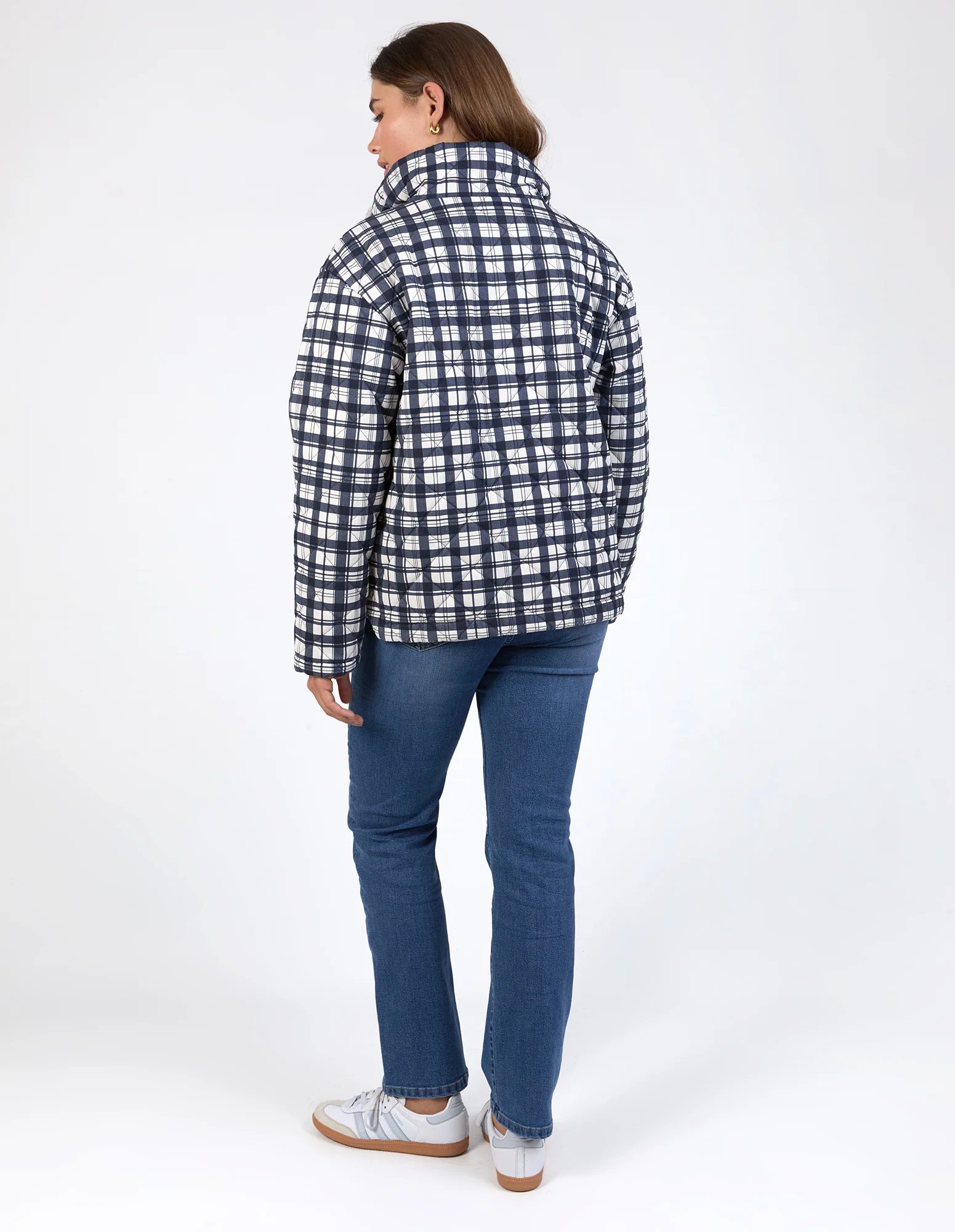 Clea Check Jacket Check - Image 4