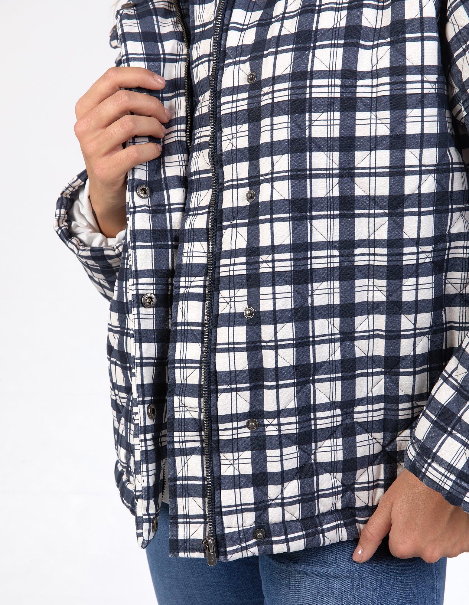 Clea Check Jacket Check - Image 6