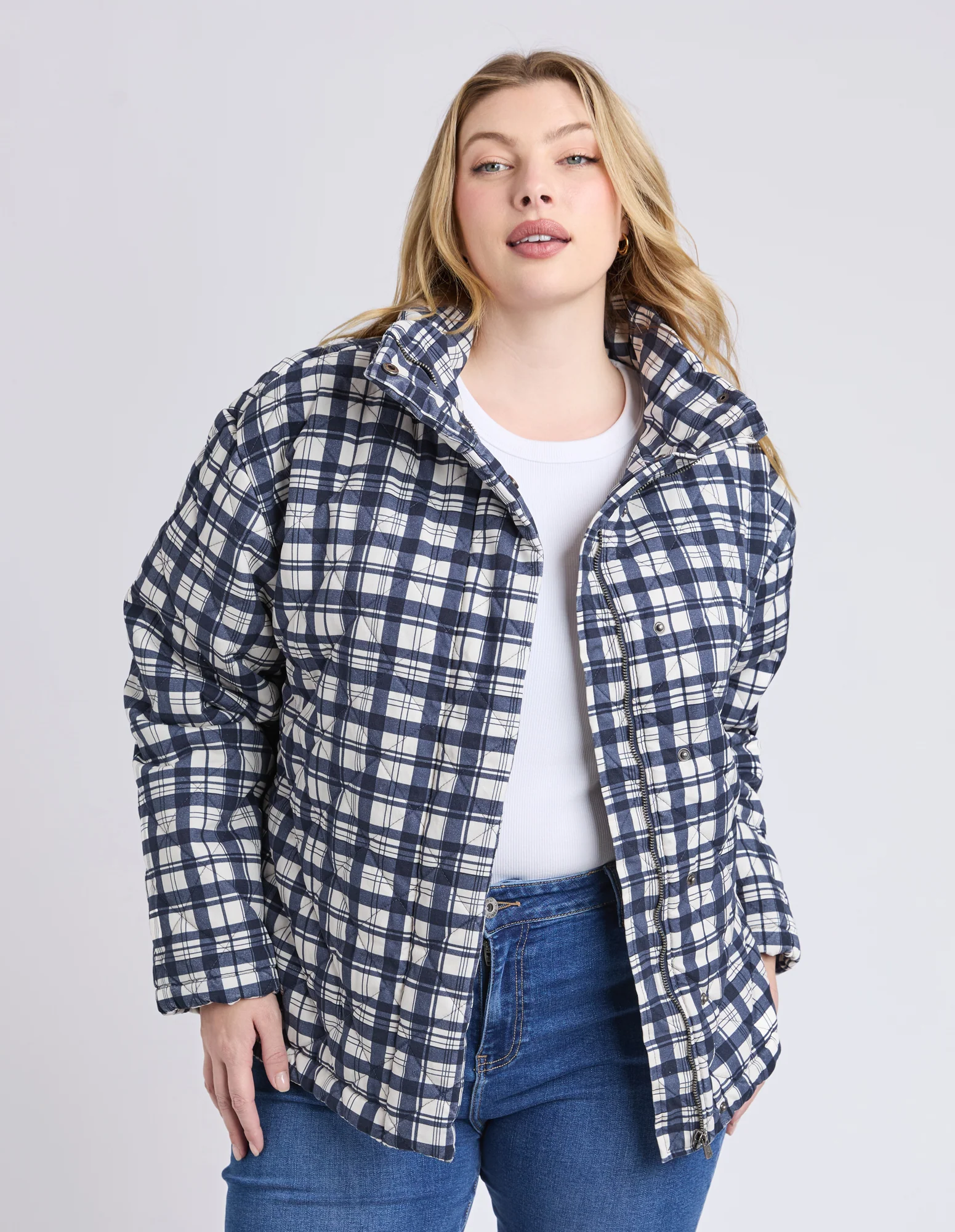 Clea Check Jacket Check - Image 8