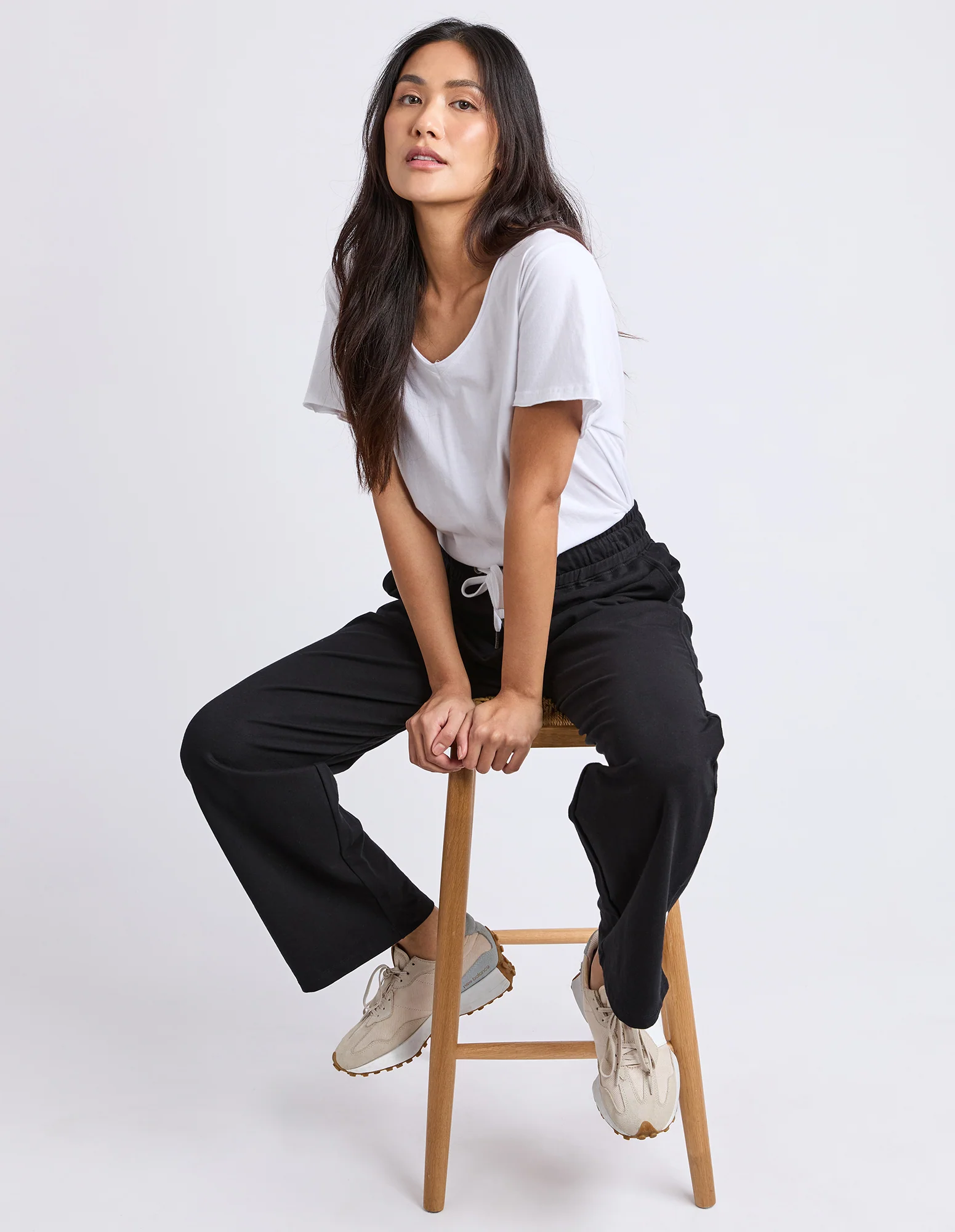 Cleo Wide Leg Pant Black - Image 3