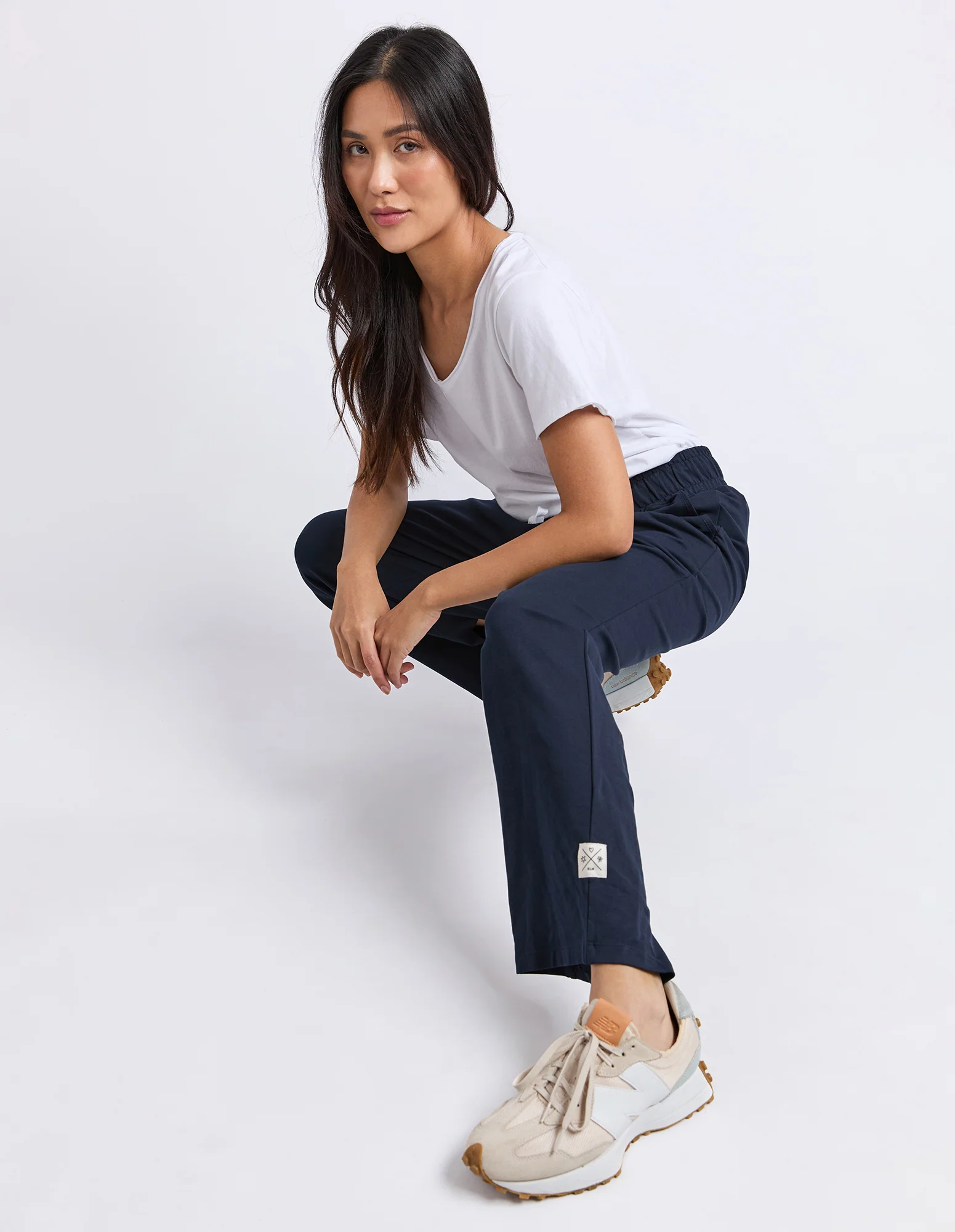 Cleo Wide Leg Pant Navy - Image 10