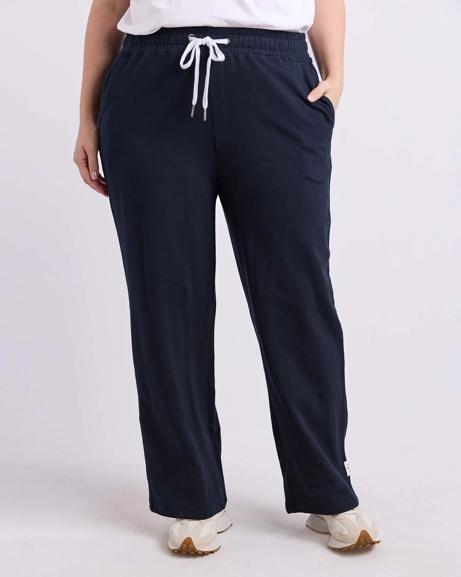 Cleo Wide Leg Pant Navy - Image 3