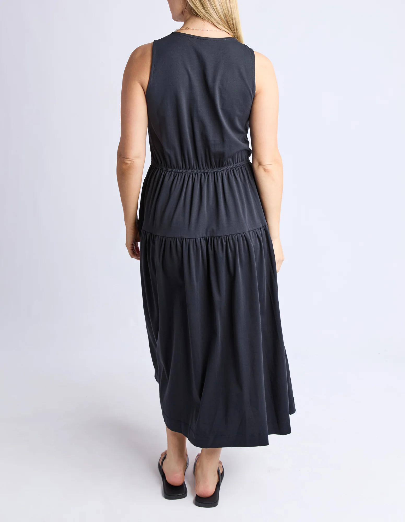 Coco Jersey Dress Black - Image 3