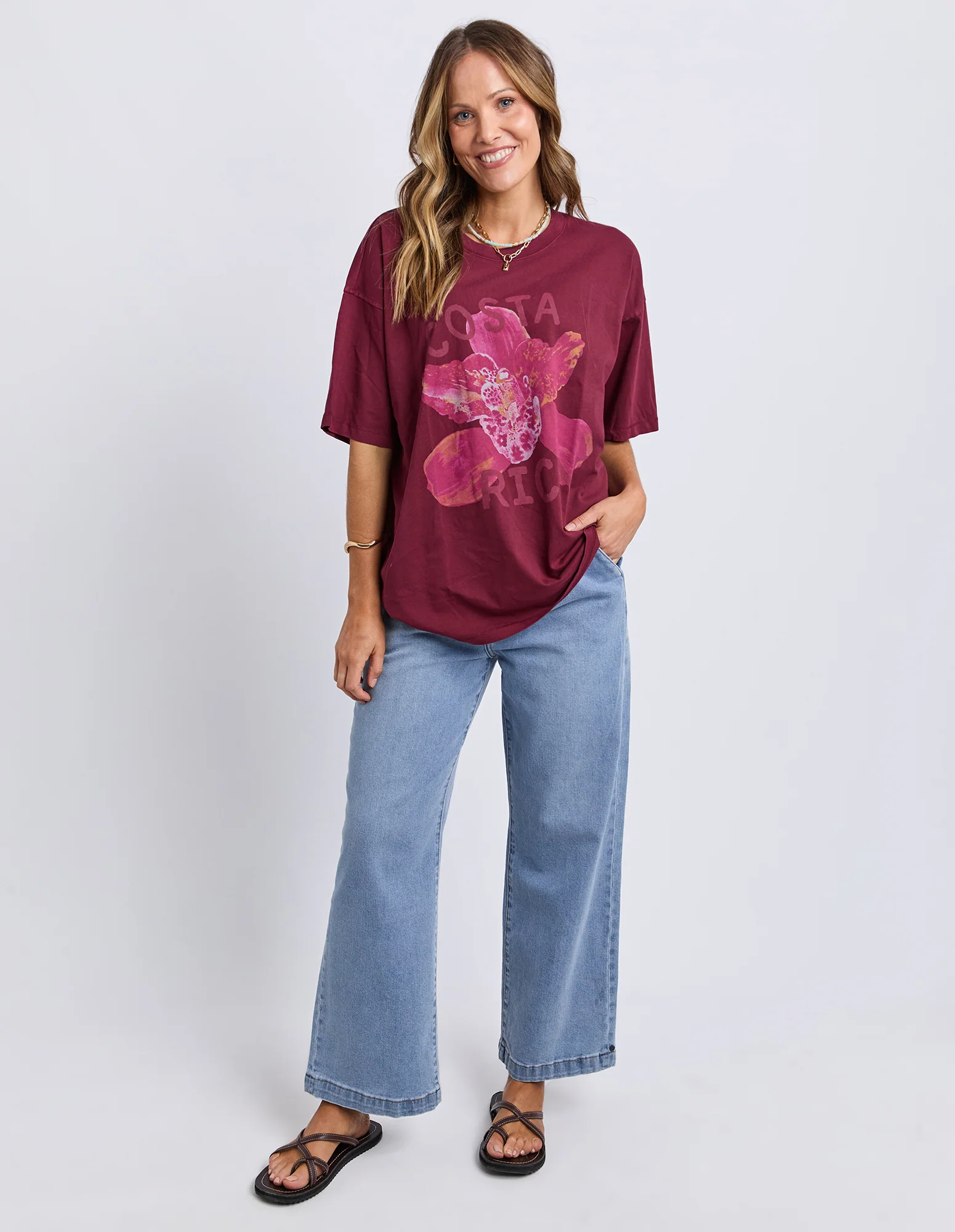 Costa Rica Tee Plum - Image 3