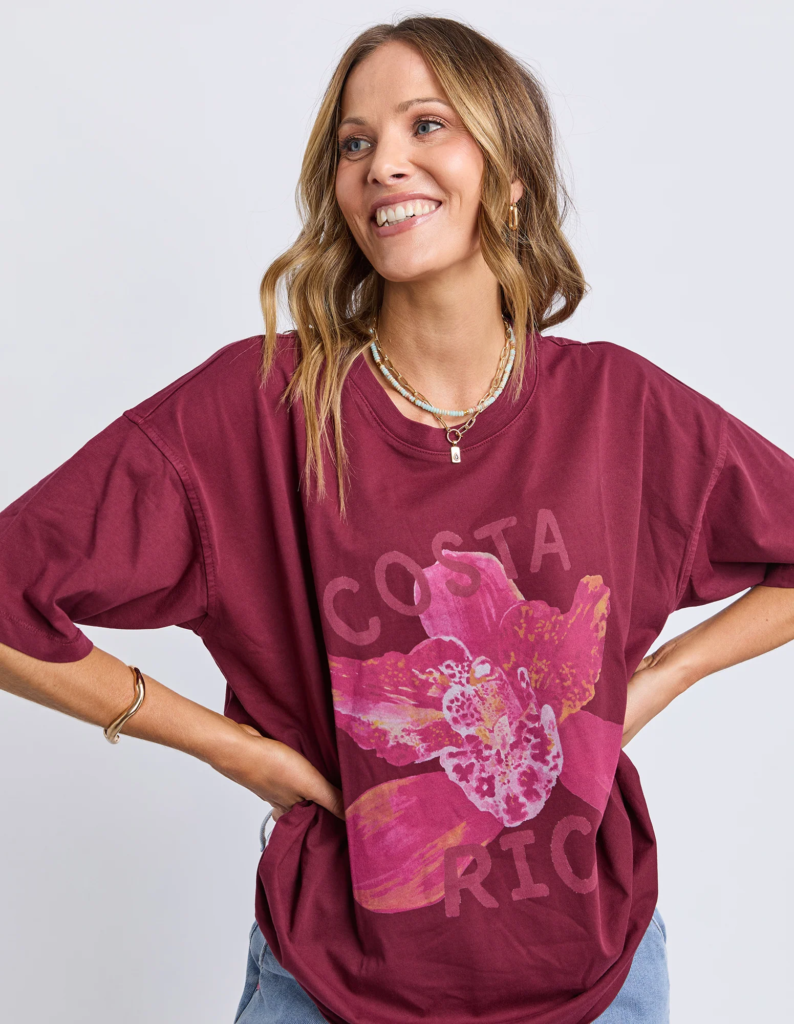 Costa Rica Tee Plum - Image 6