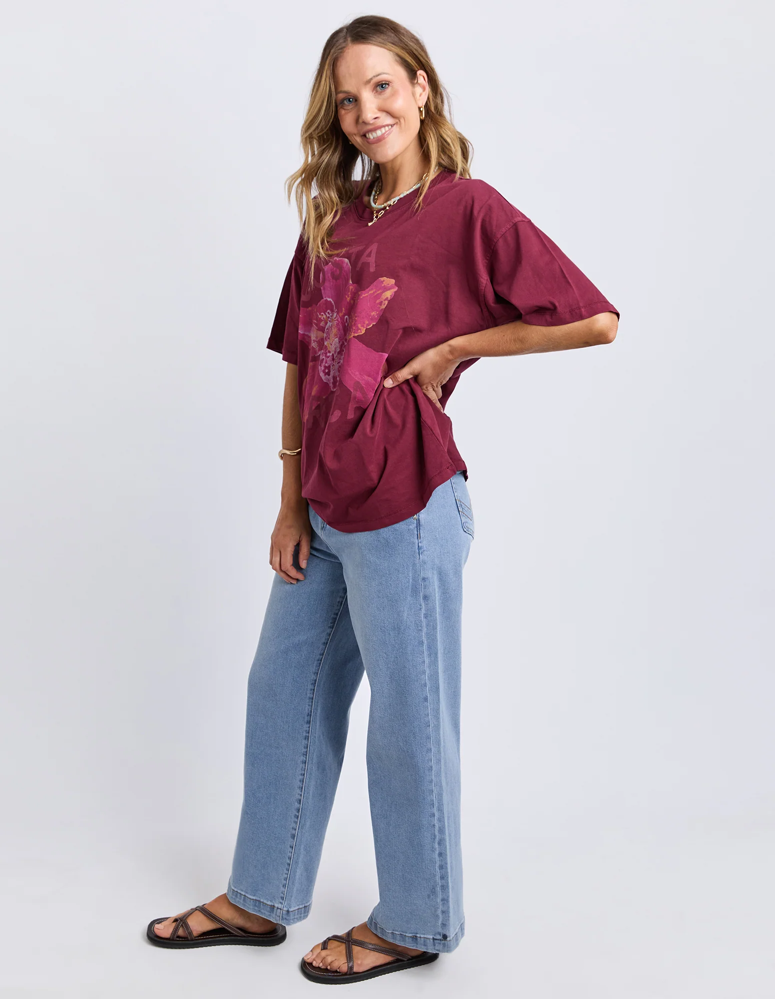 Costa Rica Tee Plum - Image 7