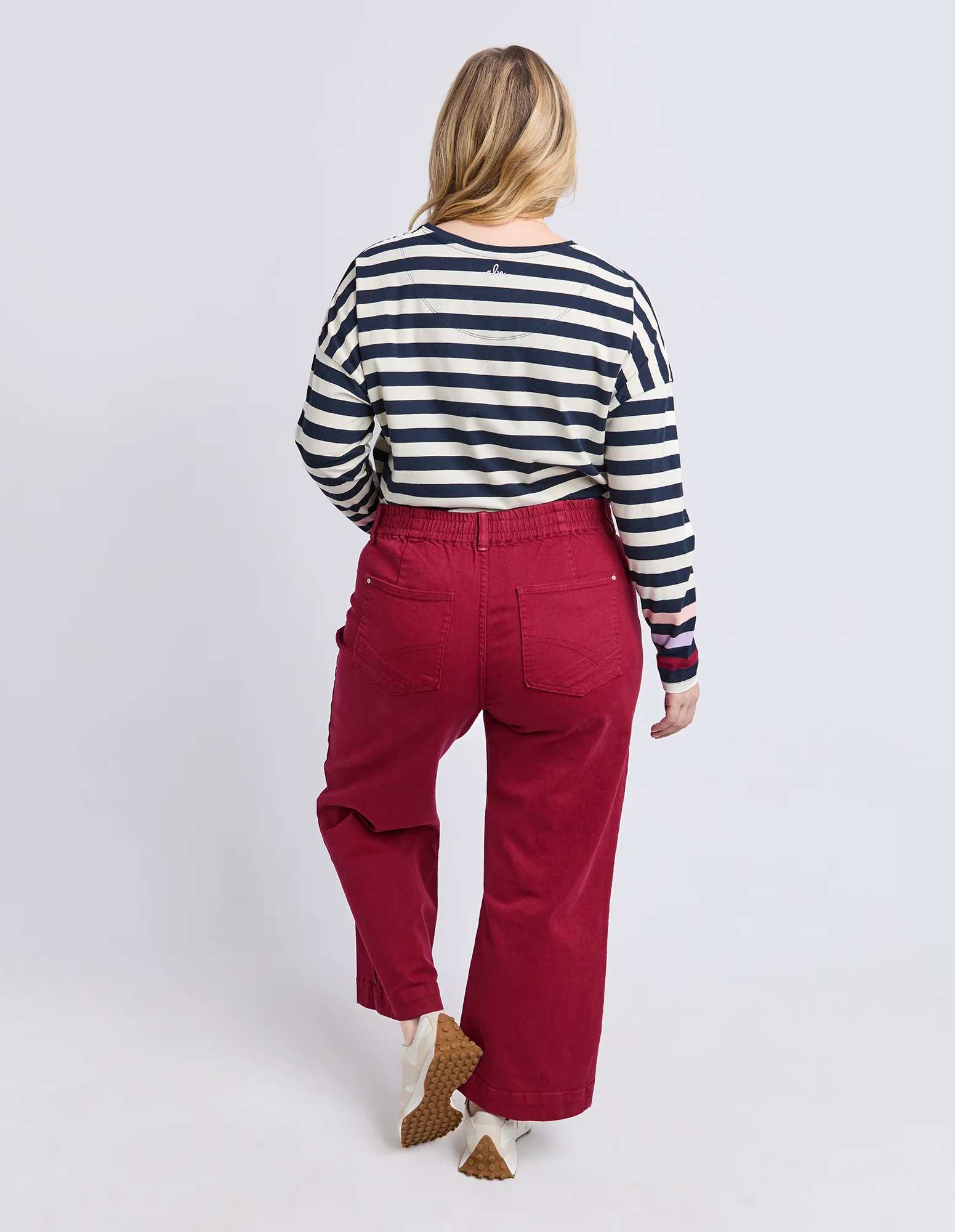 Delphi Front Pocket Jean Maroon - Image 5