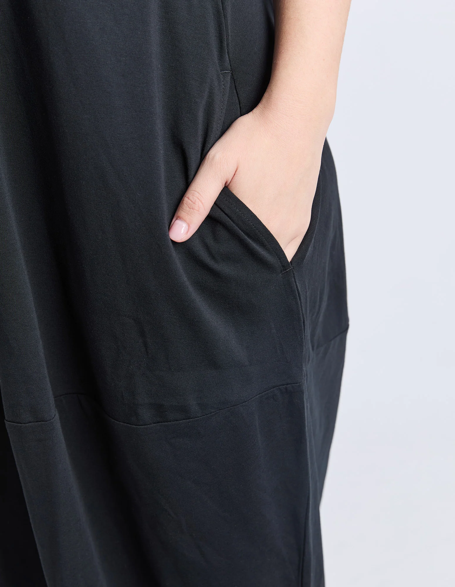 Diana Short Sleeve Dress Black - Image 6
