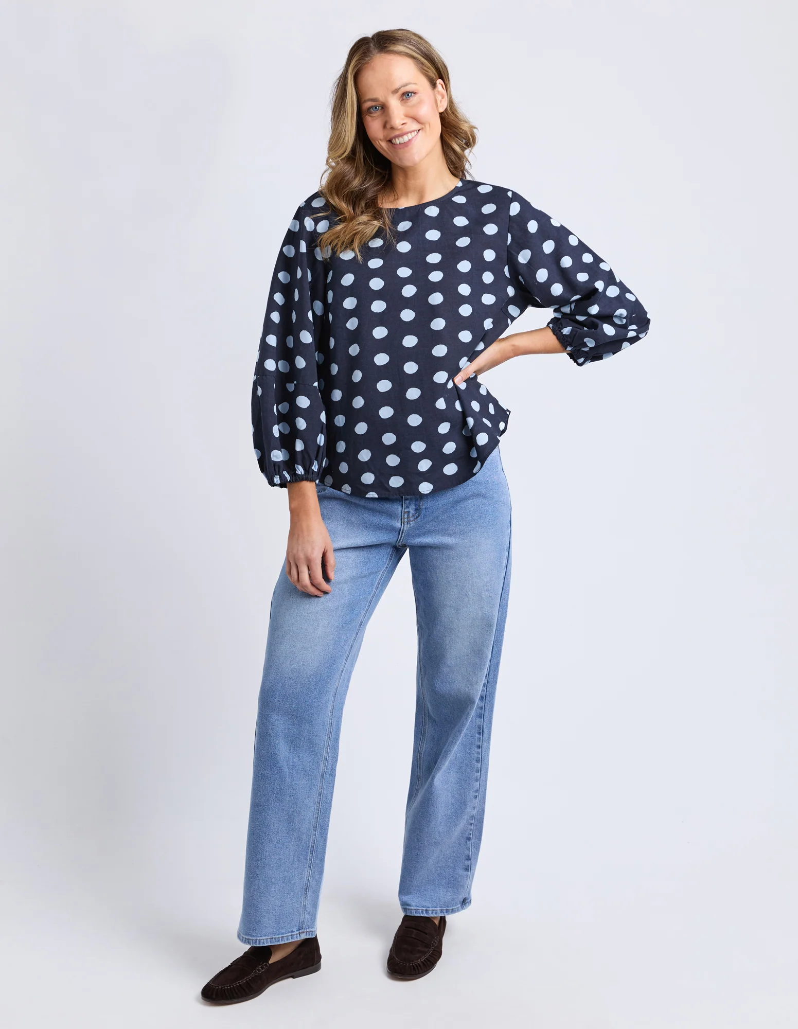 Dotty Top Classic Navy Spot - Image 3