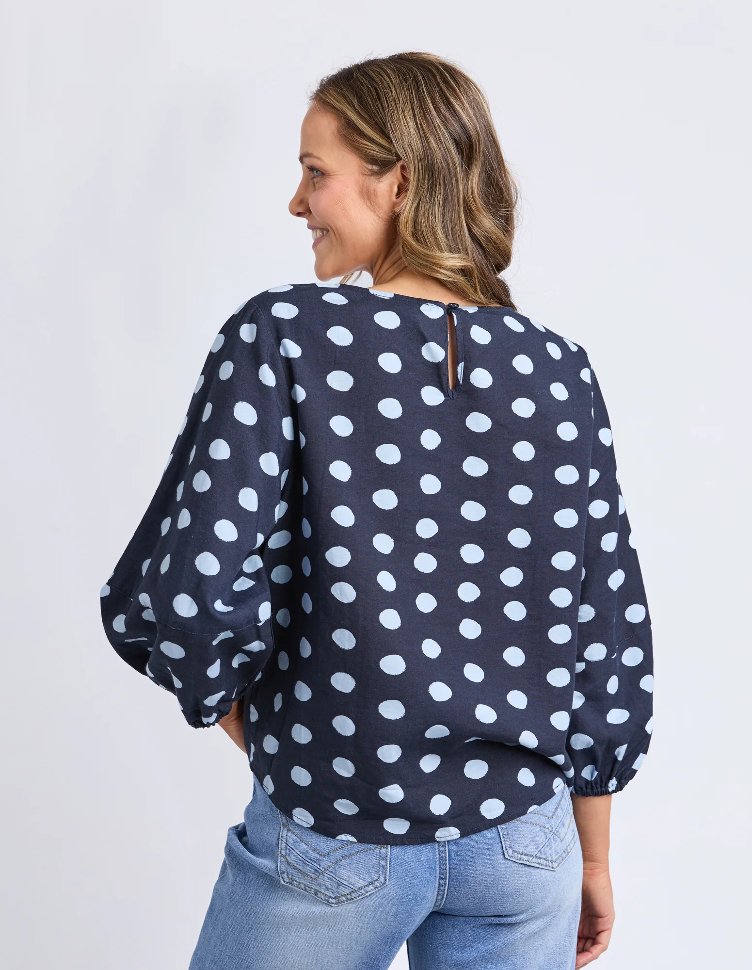 Dotty Top Classic Navy Spot - Image 6