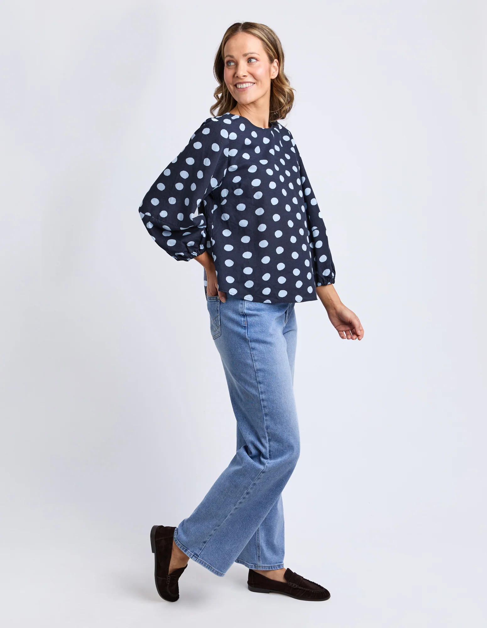 Dotty Top Classic Navy Spot - Image 7